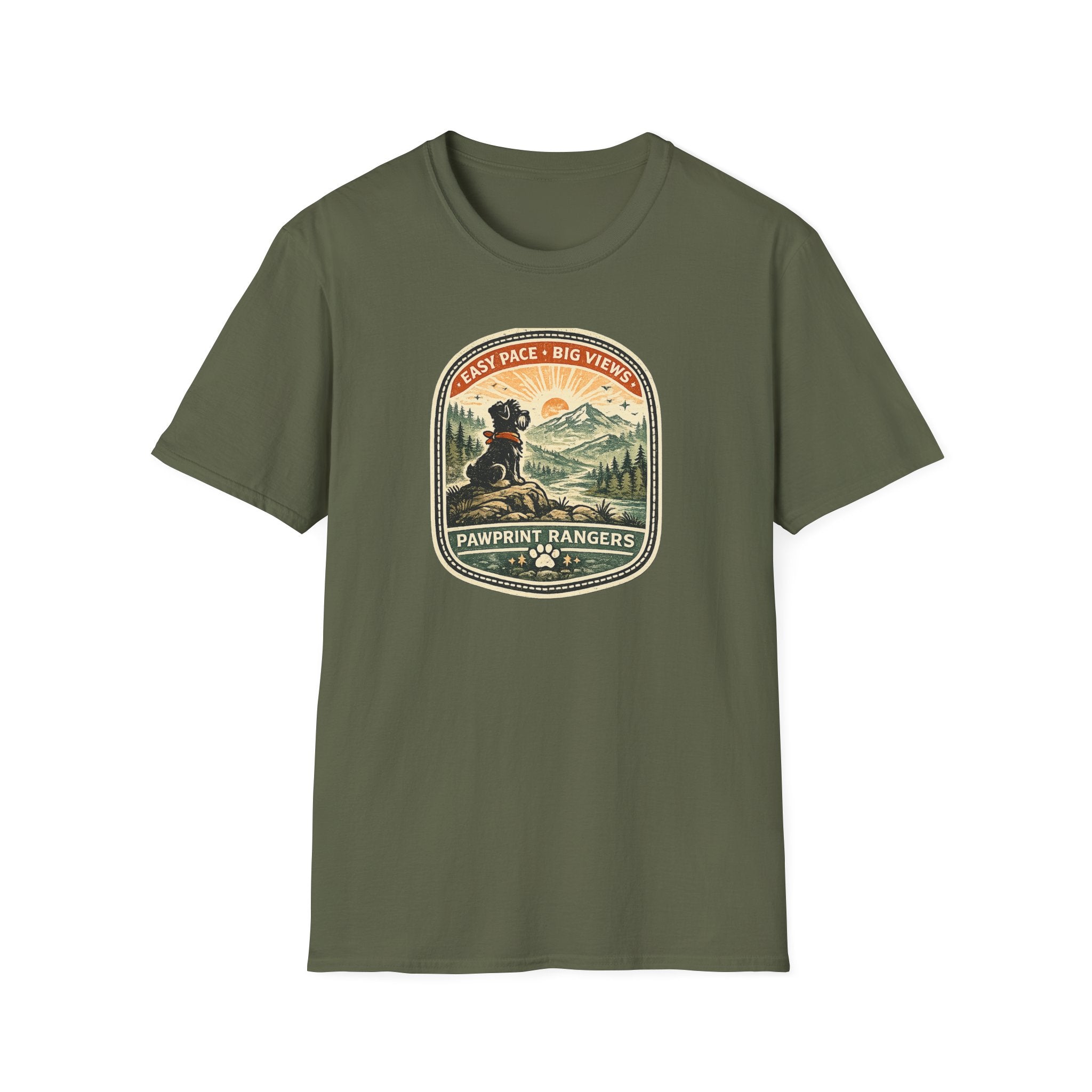 Easy Pace Big Views Pawprint Rangers T-Shirt