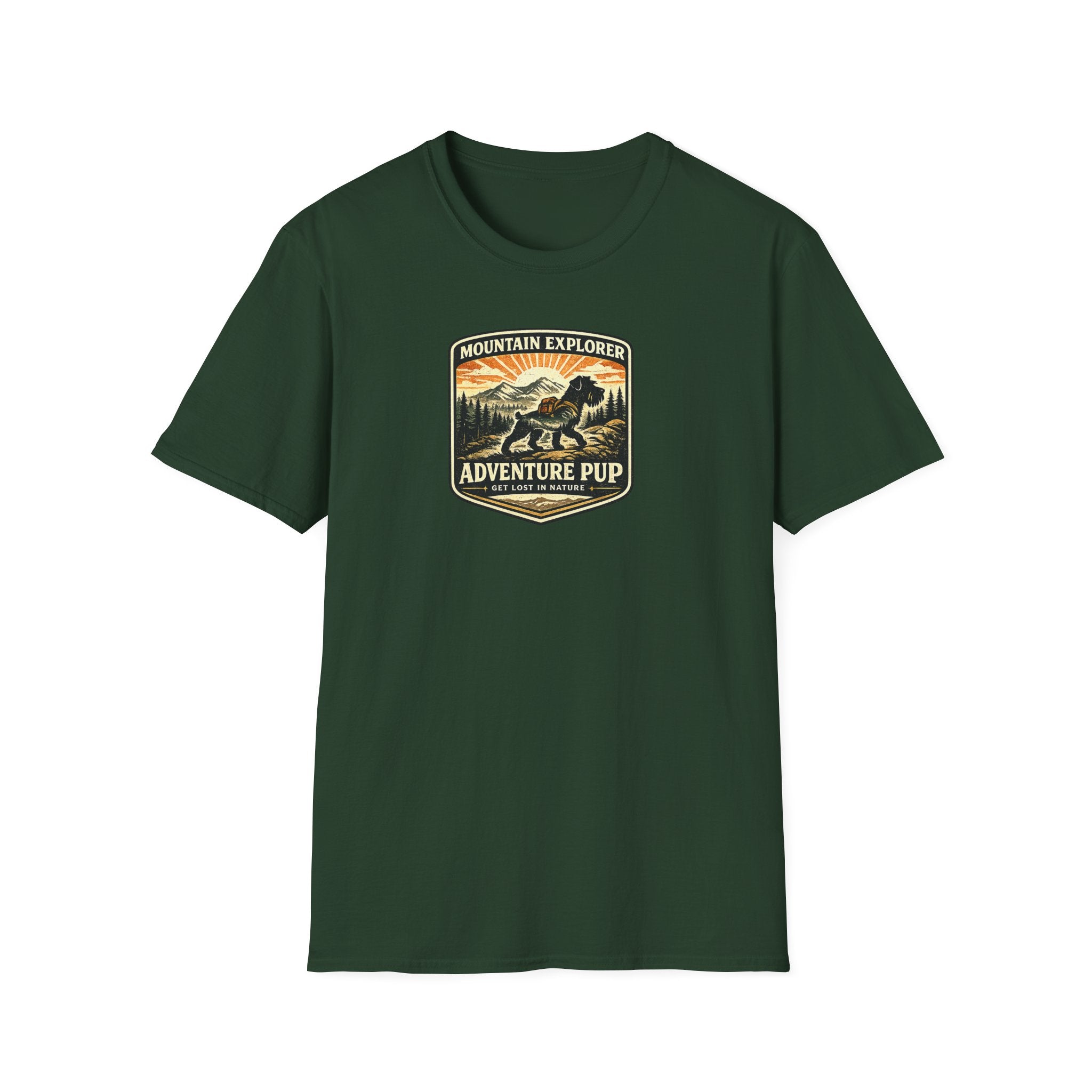Mountain Explorer Adventure Pup Get Lost In Nature T-Shirt