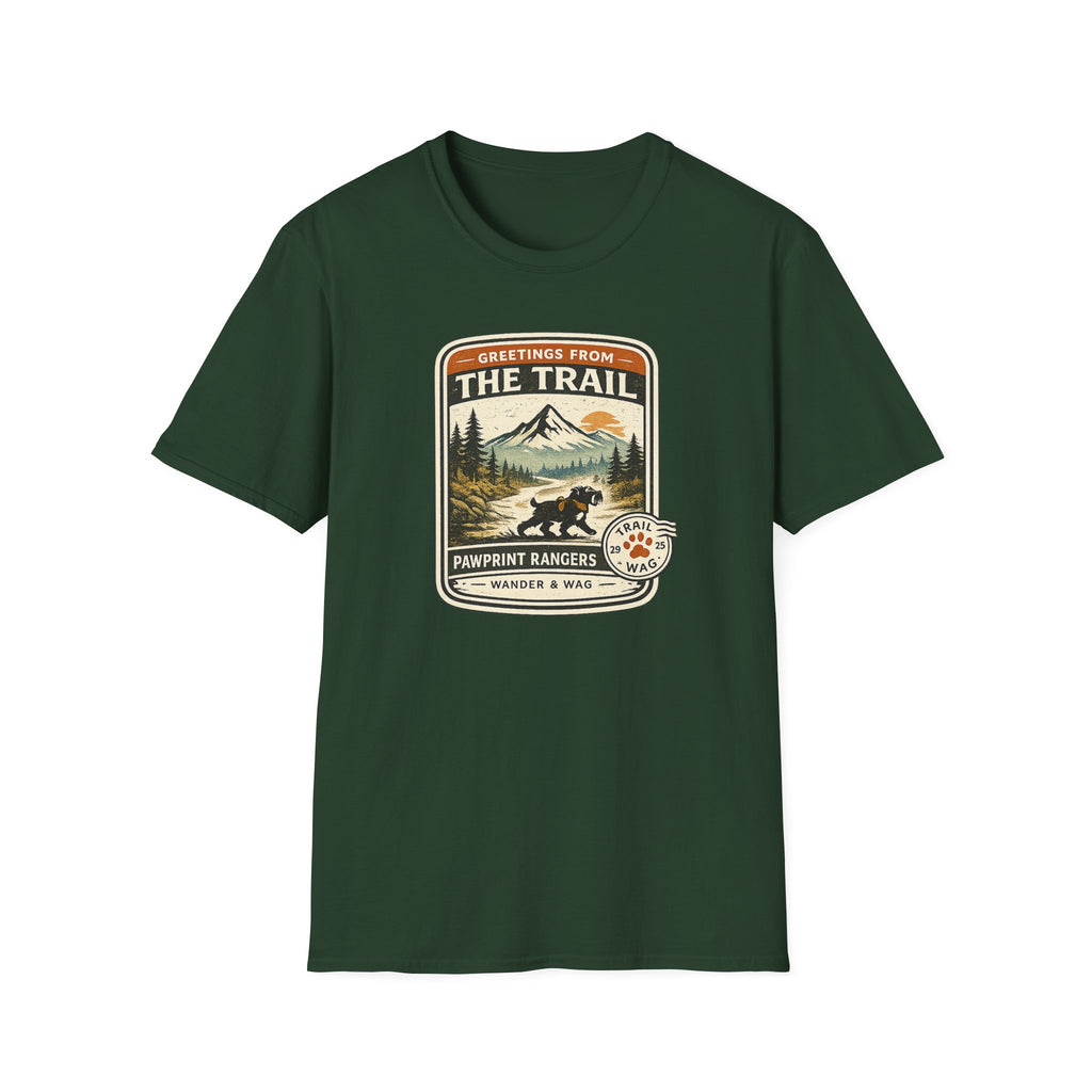 Greetings From The Trail Wander & Wag T-Shirt
