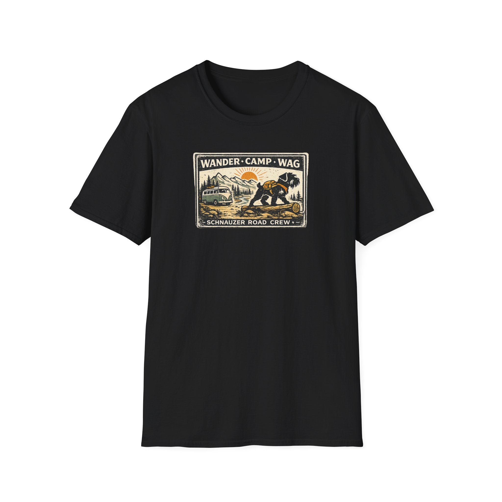 Wander Camp Wag Schnauzer Road Crew T-Shirt