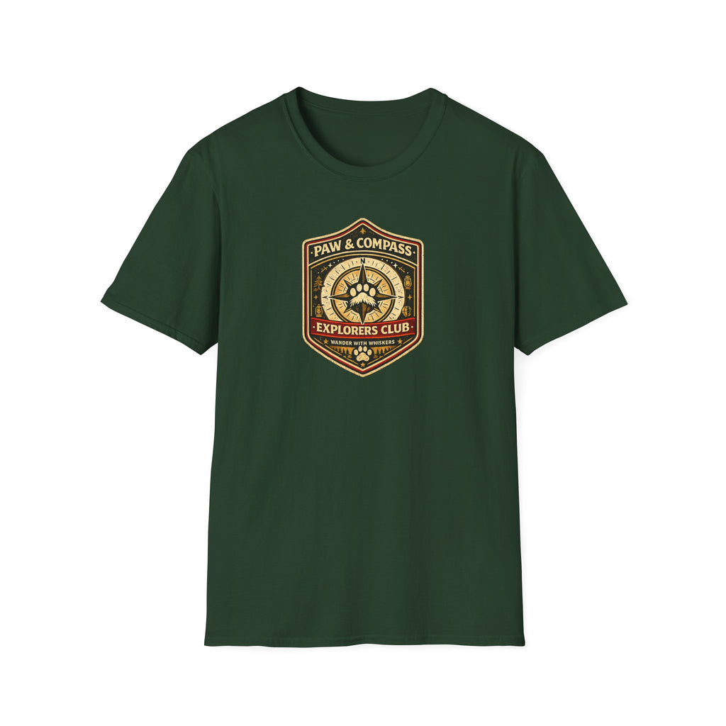 Paw & Compass Explorers Club T-Shirt