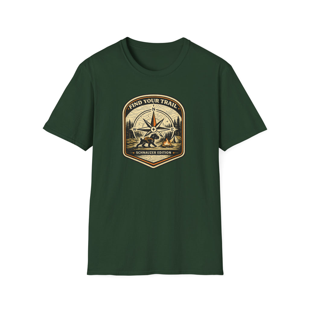 Find Your Trail Schnauzer Edition T-Shirt