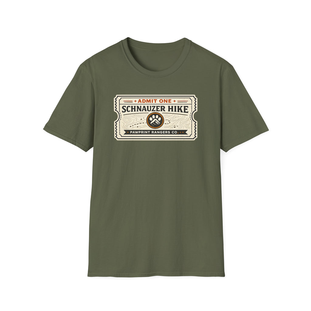 Admit One Schnauzer Hike T-Shirt
