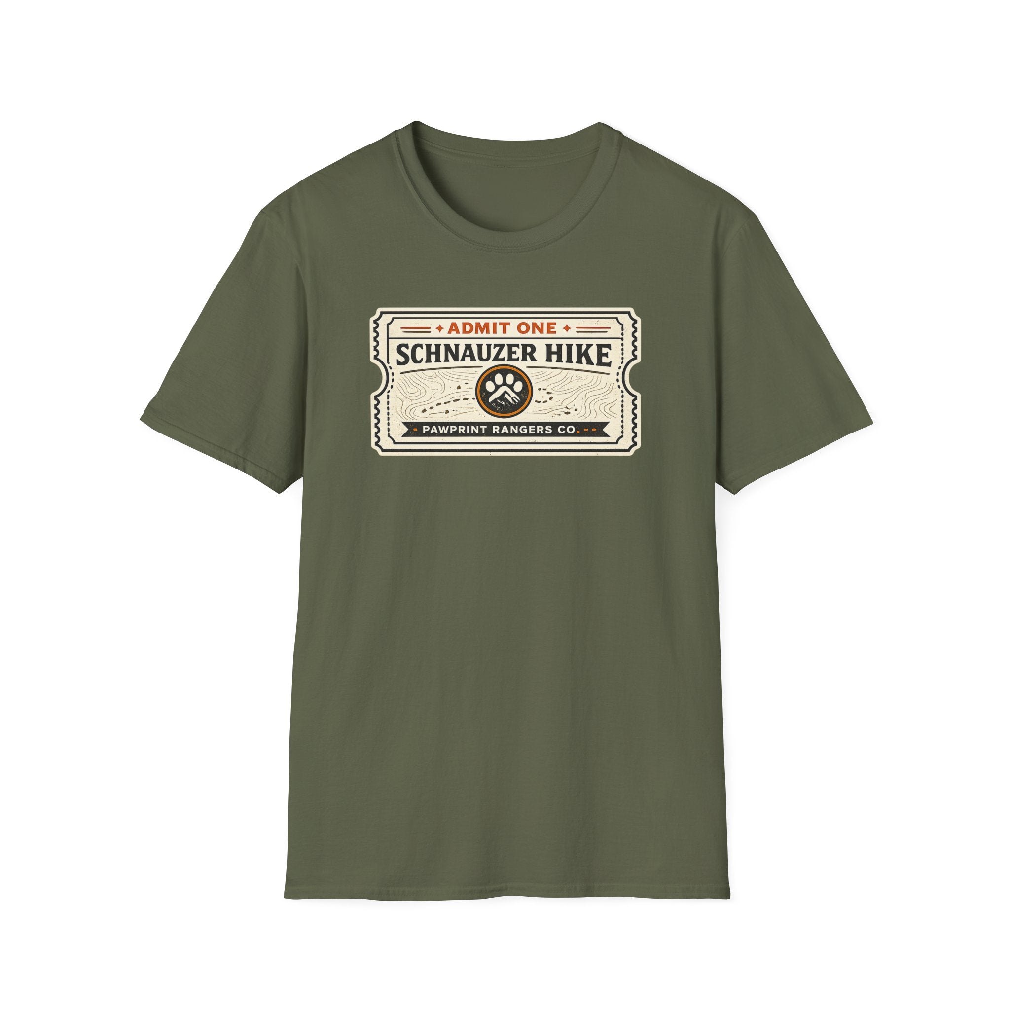 Admit One Schnauzer Hike T-Shirt