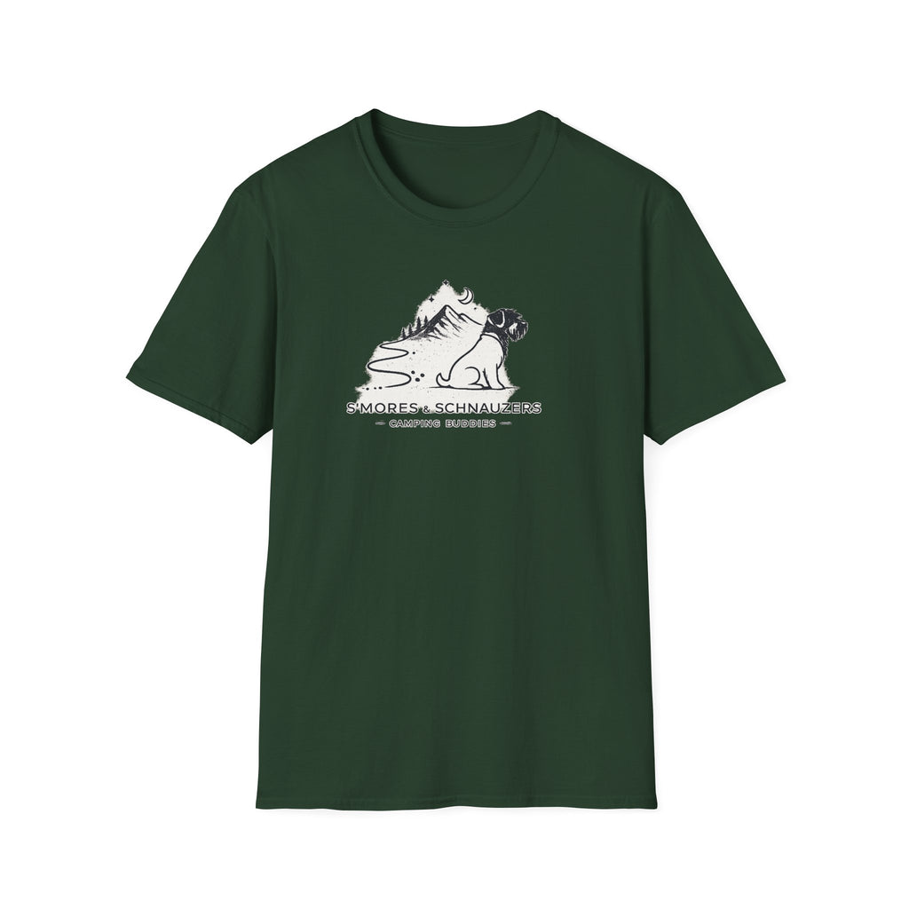 S 'Mores & Schnauzers Camping Buddies T-Shirt