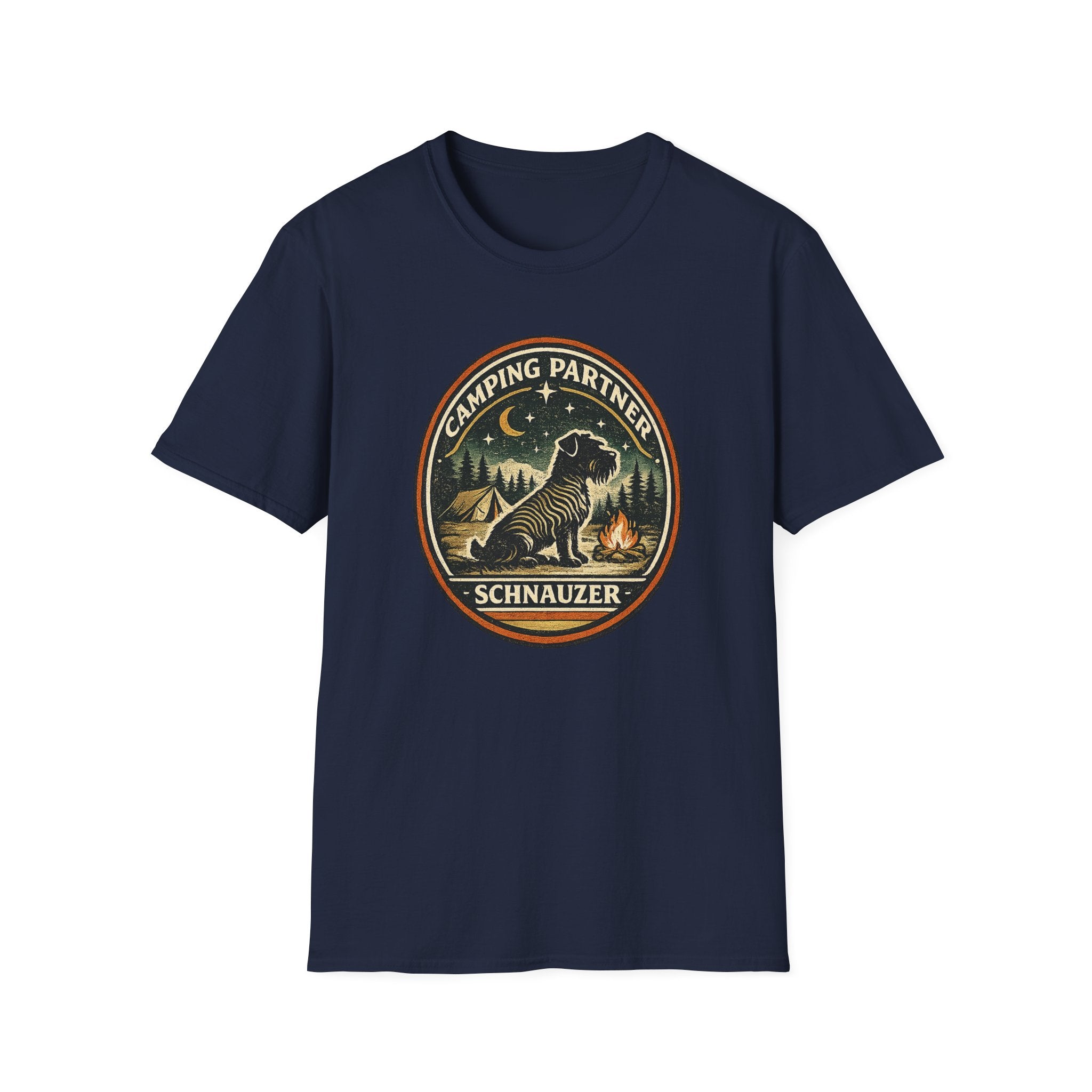 Camping Partner Schnauzer T-Shirt