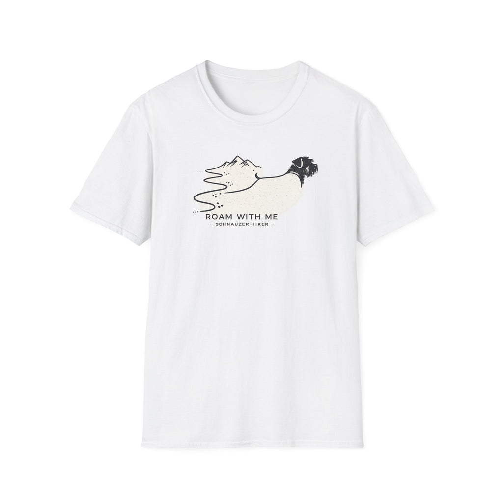 Roam With Me Schnauzer Hiker T-Shirt