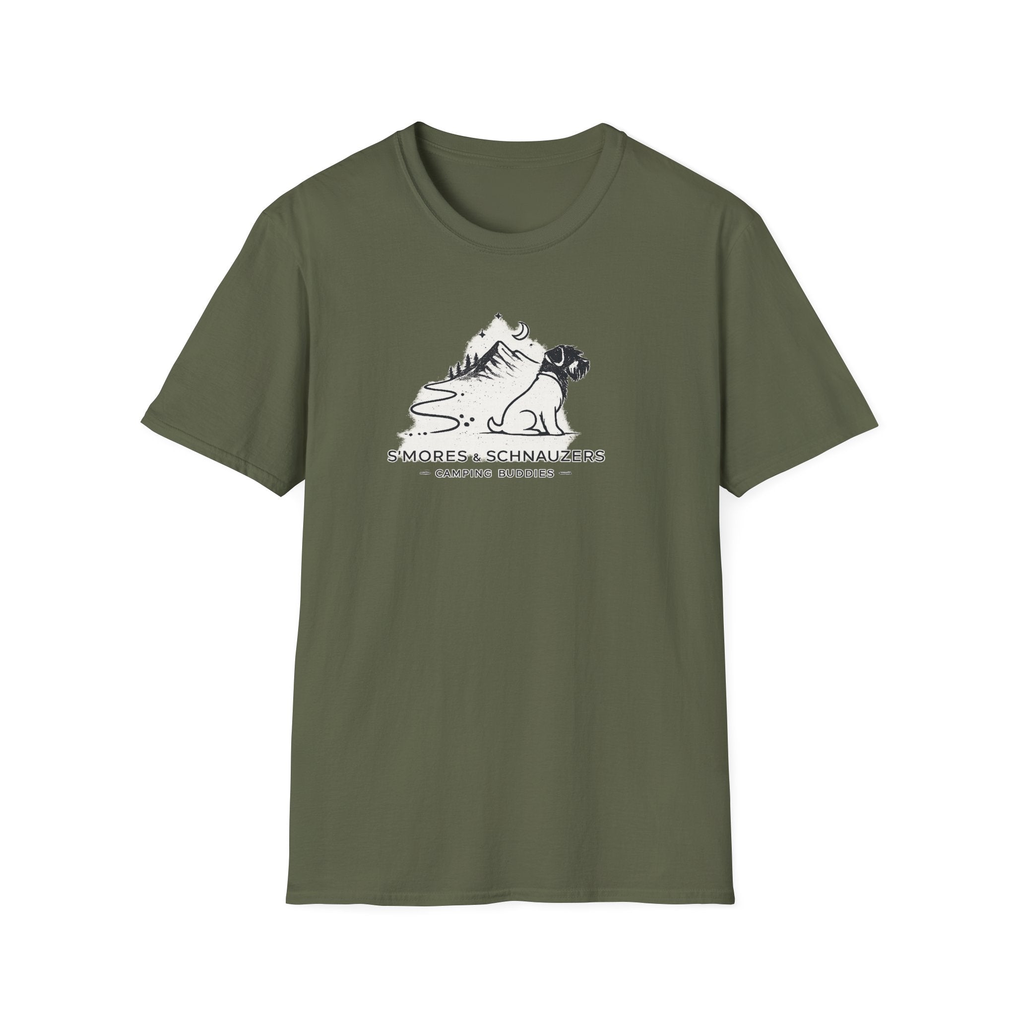 S 'Mores & Schnauzers Camping Buddies T-Shirt
