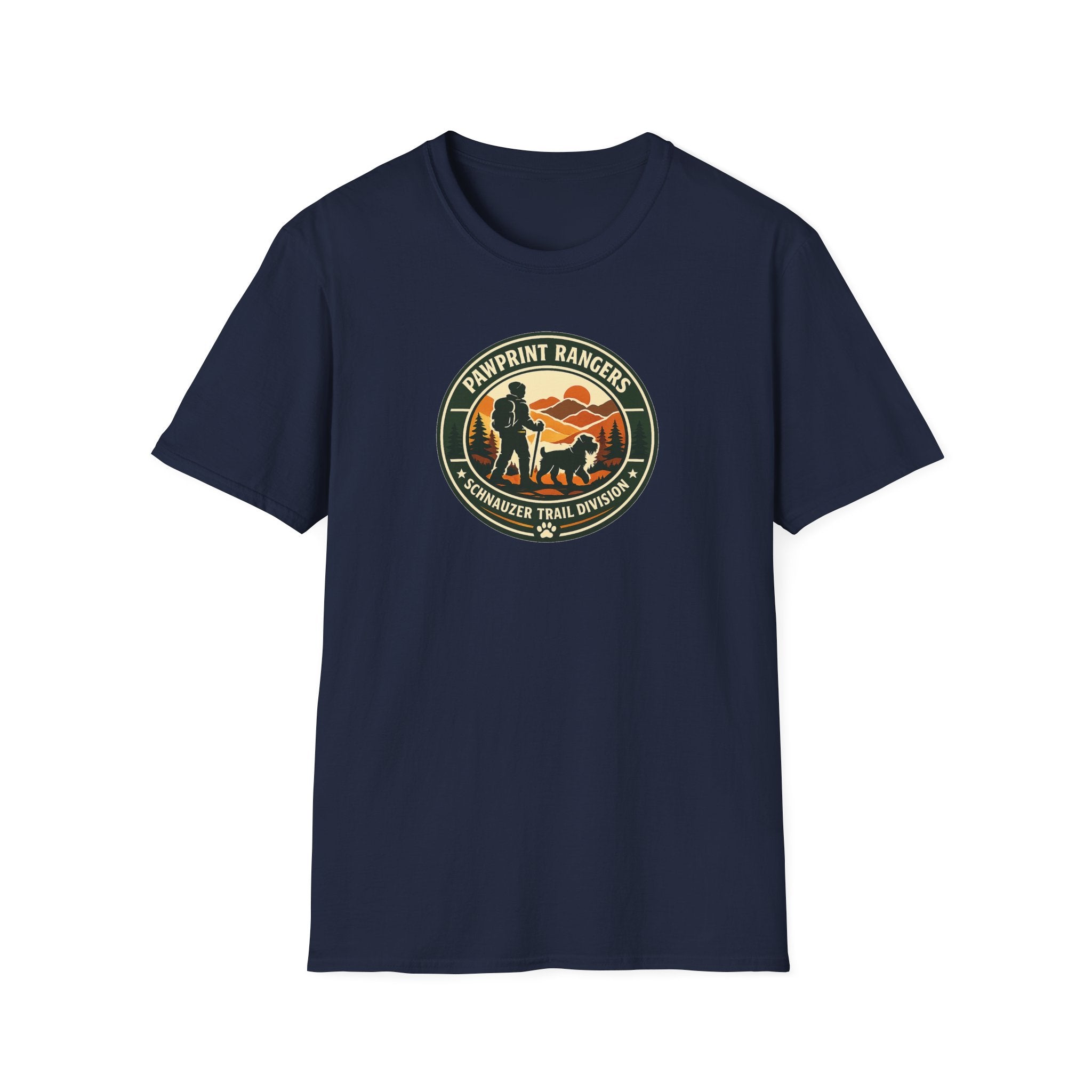 Pawprint Rangers Schnauzer Trail Division T-Shirt