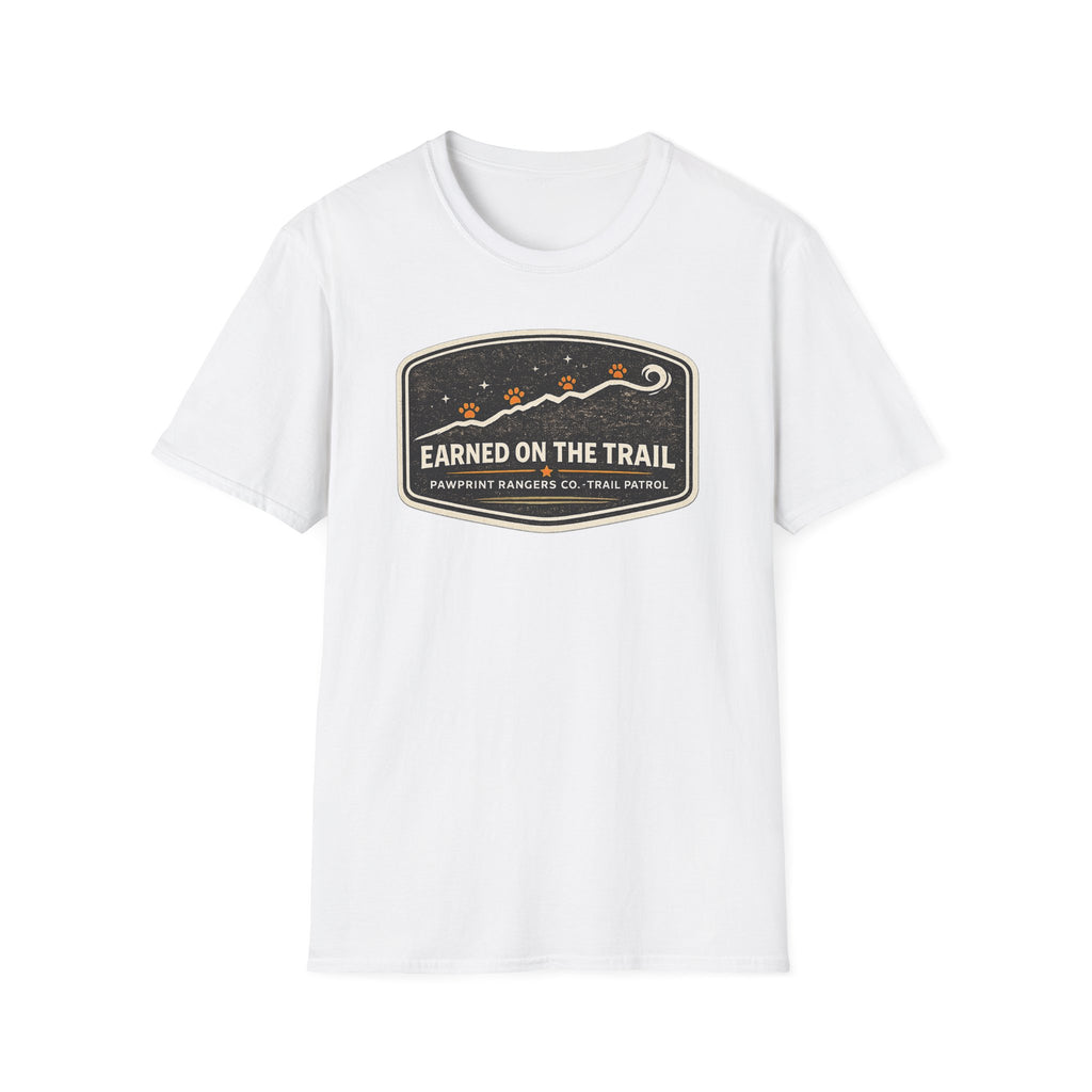 Earned On The Trail Pawprint Rangers Co. Trail Patrol T-Shirt