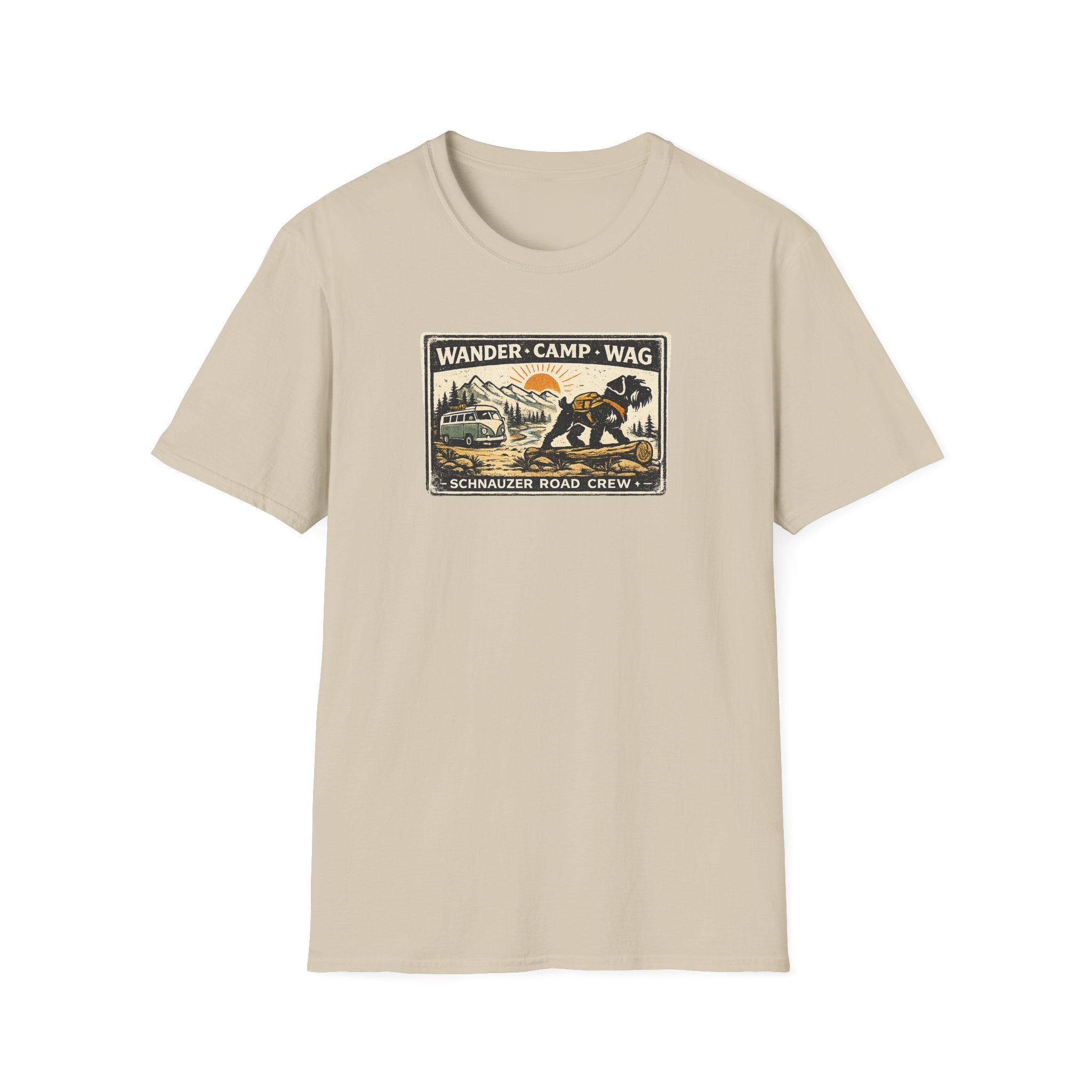 Wander Camp Wag Schnauzer Road Crew T-Shirt