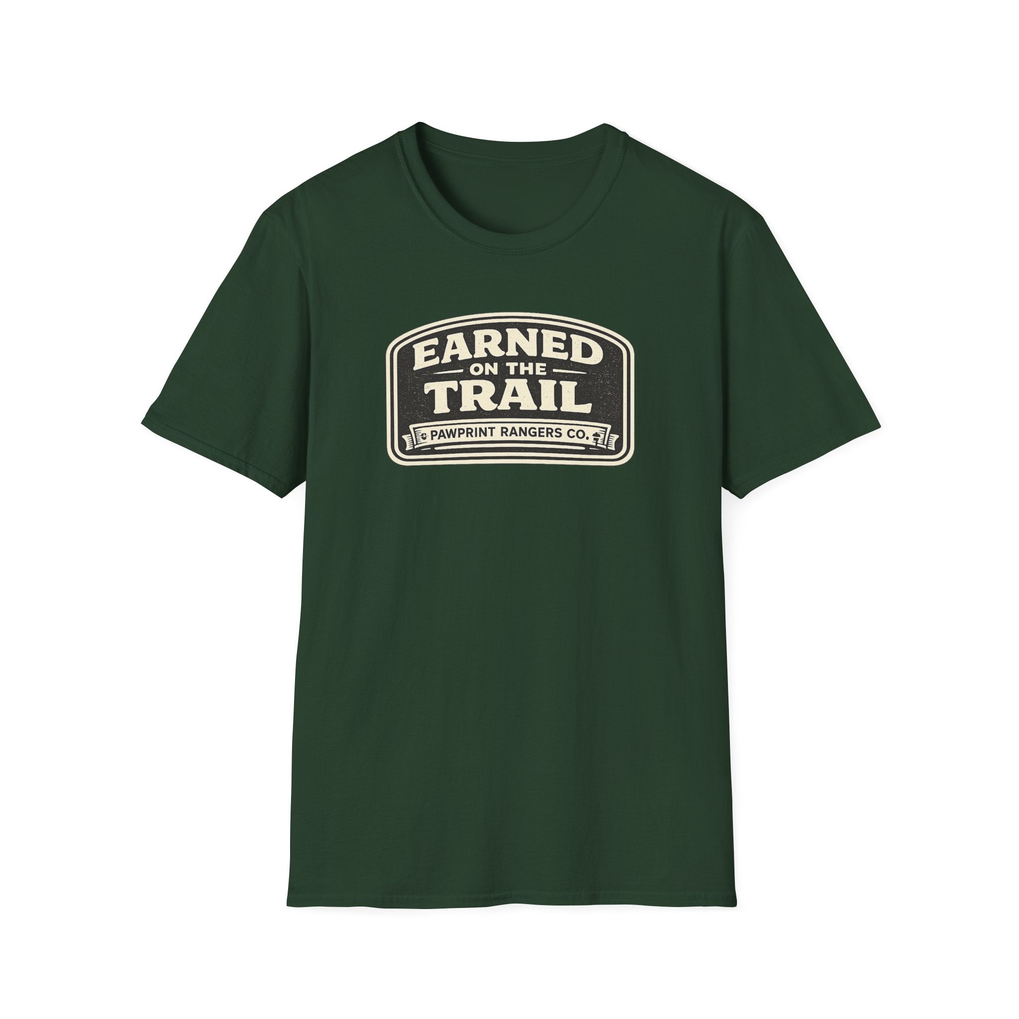 Earned On The Trail Pawprint Rangers T-Shirt
