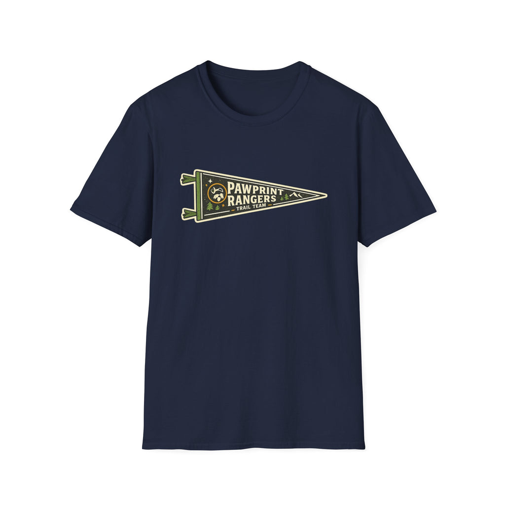 Pawprint Rangers Trail Team Banner T-Shirt