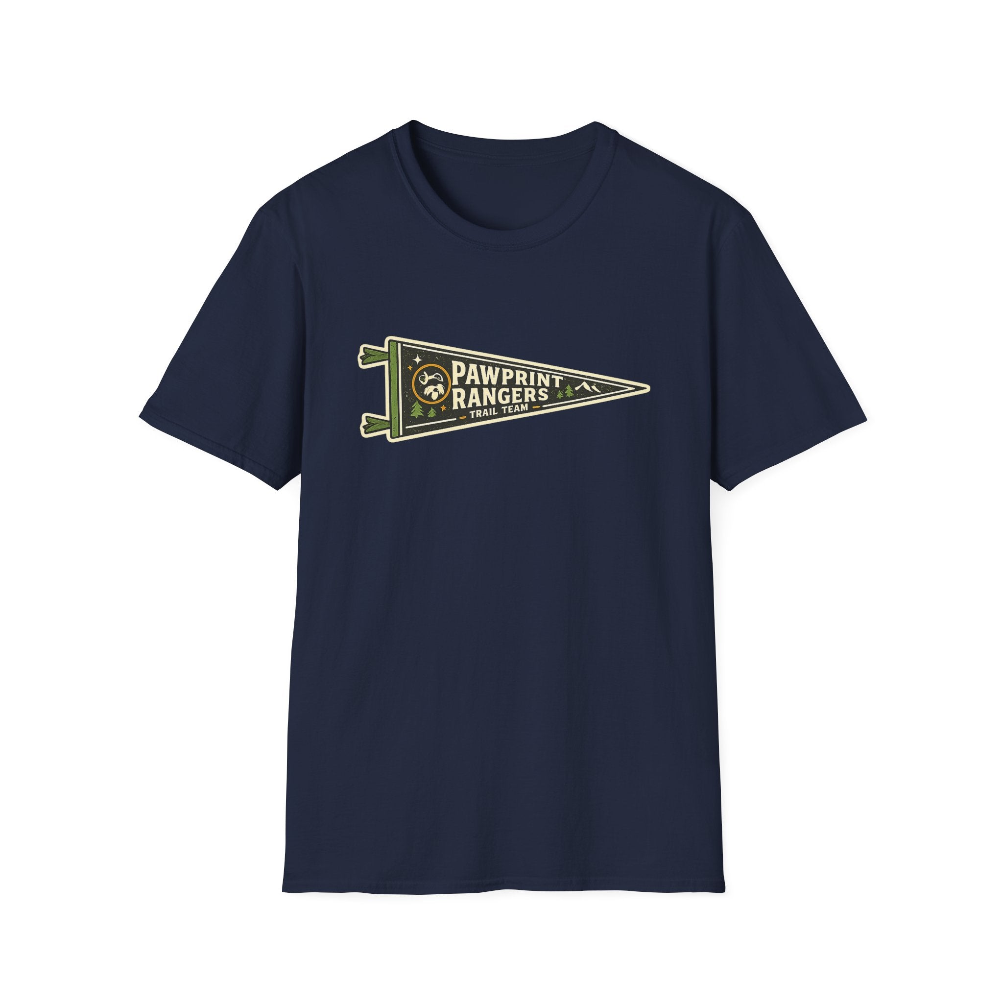Pawprint Rangers Trail Team Banner T-Shirt