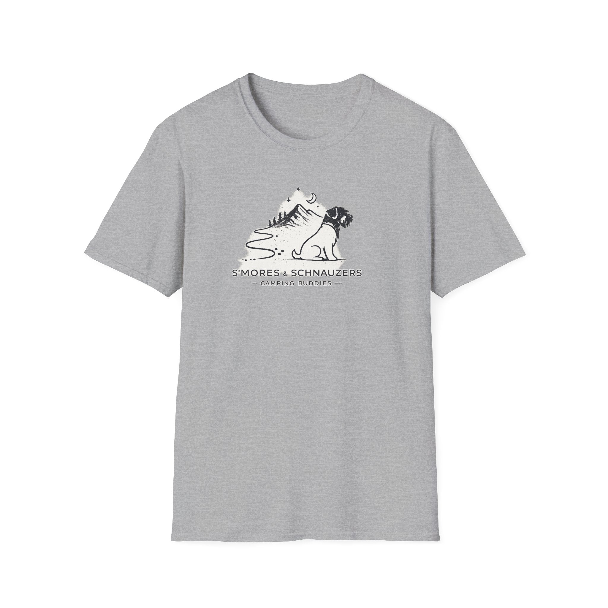 S 'Mores & Schnauzers Camping Buddies T-Shirt