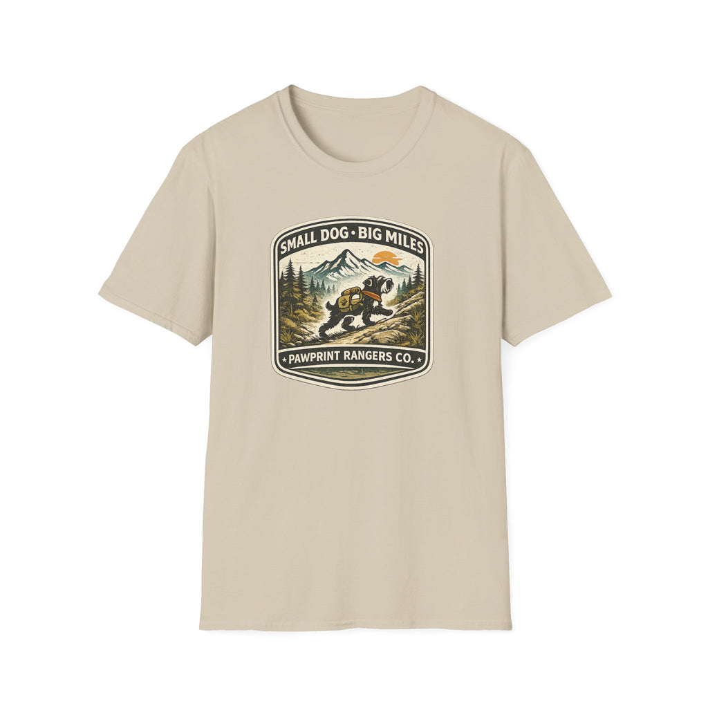 Small Dog Big Miles Pawprint Rangers Co. T-Shirt