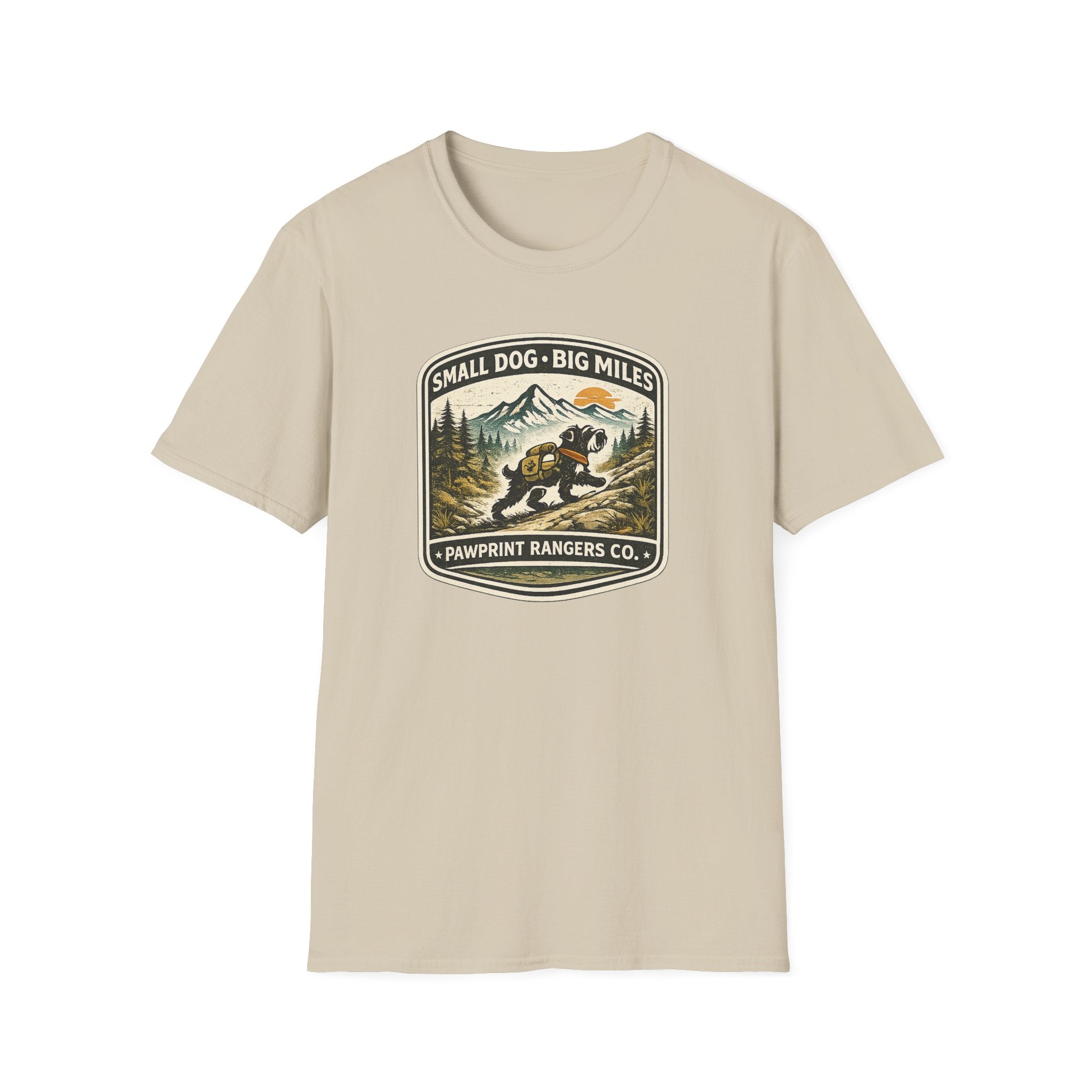Small Dog Big Miles Pawprint Rangers Co. T-Shirt