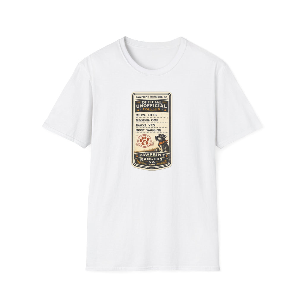 Pawprint Rangers Co Official Unofficial Trail Log T-Shirt