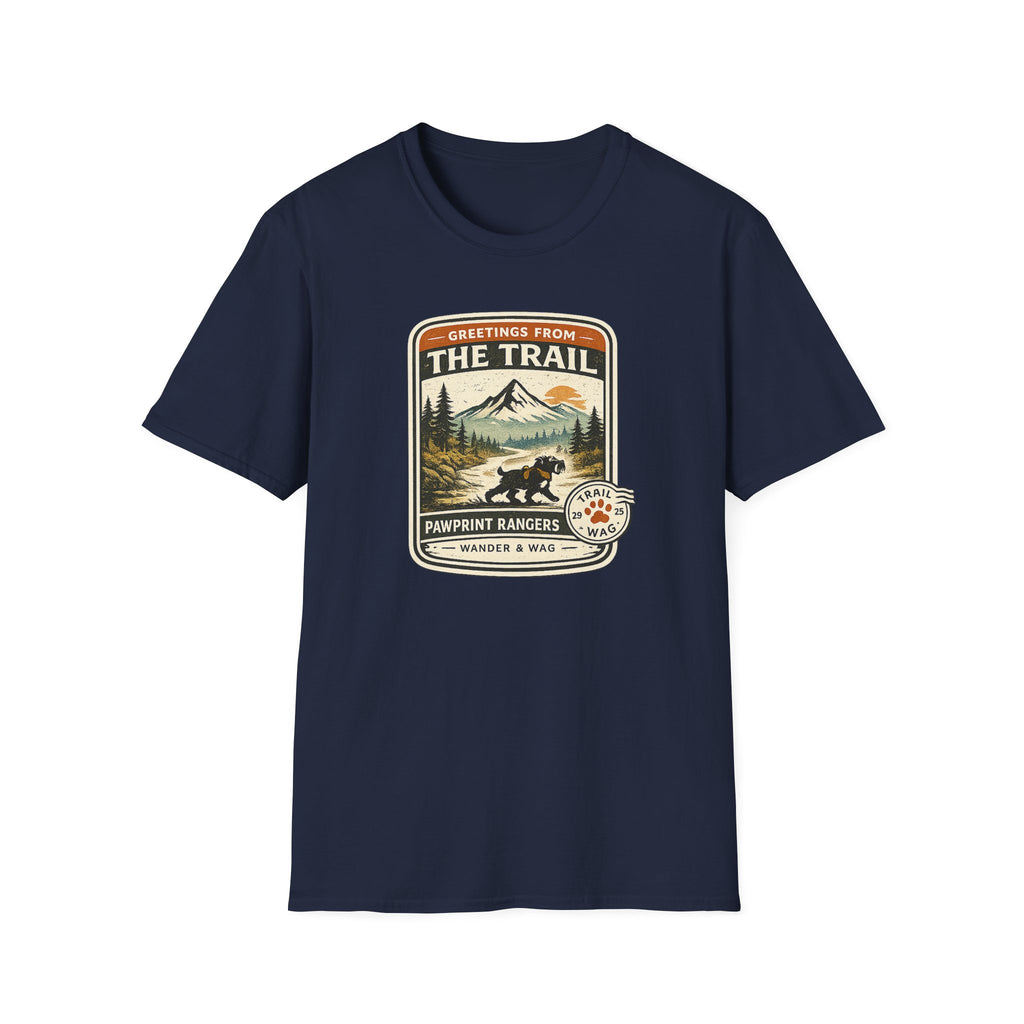 Greetings From The Trail Wander & Wag T-Shirt
