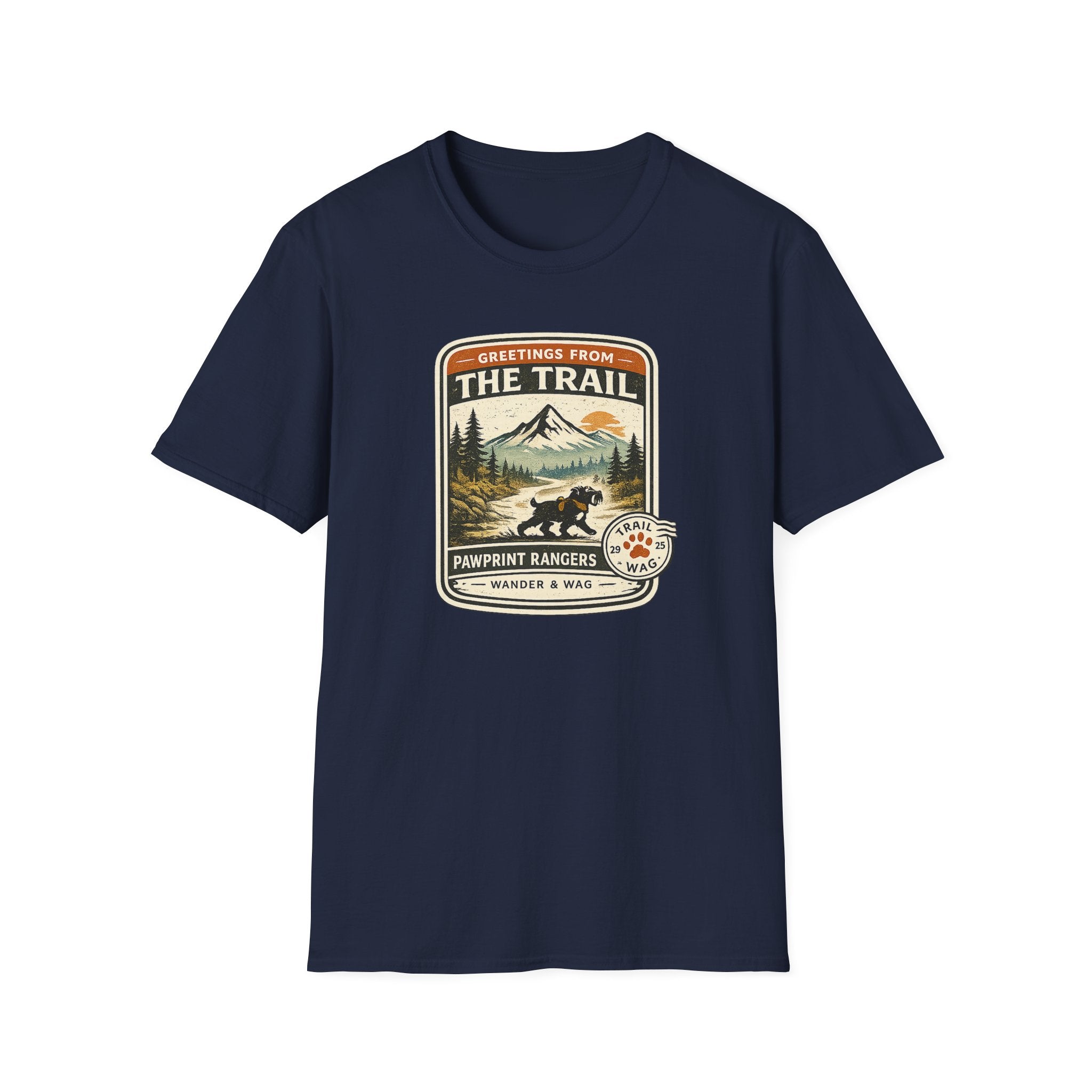 Greetings From The Trail Wander & Wag T-Shirt