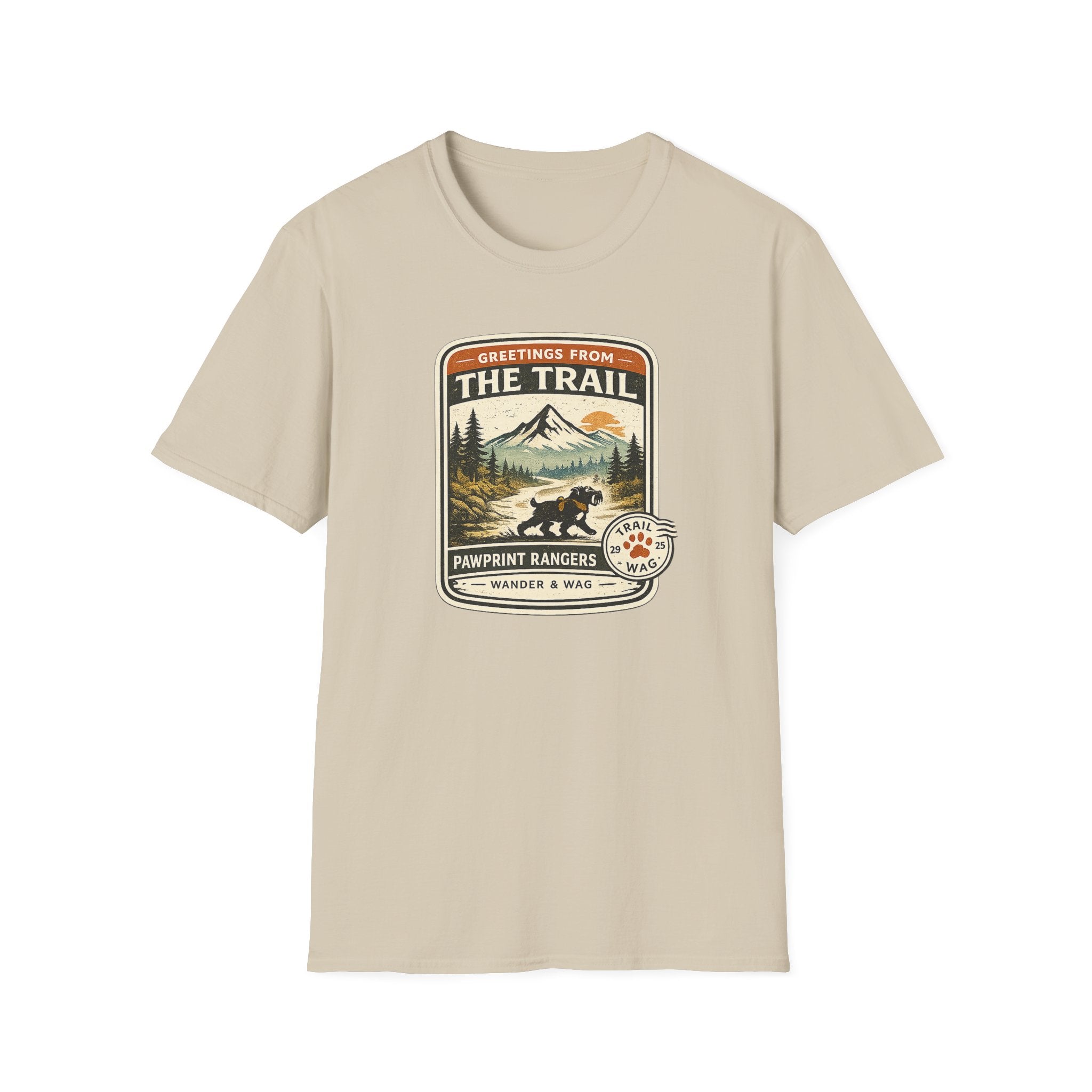 Greetings From The Trail Wander & Wag T-Shirt