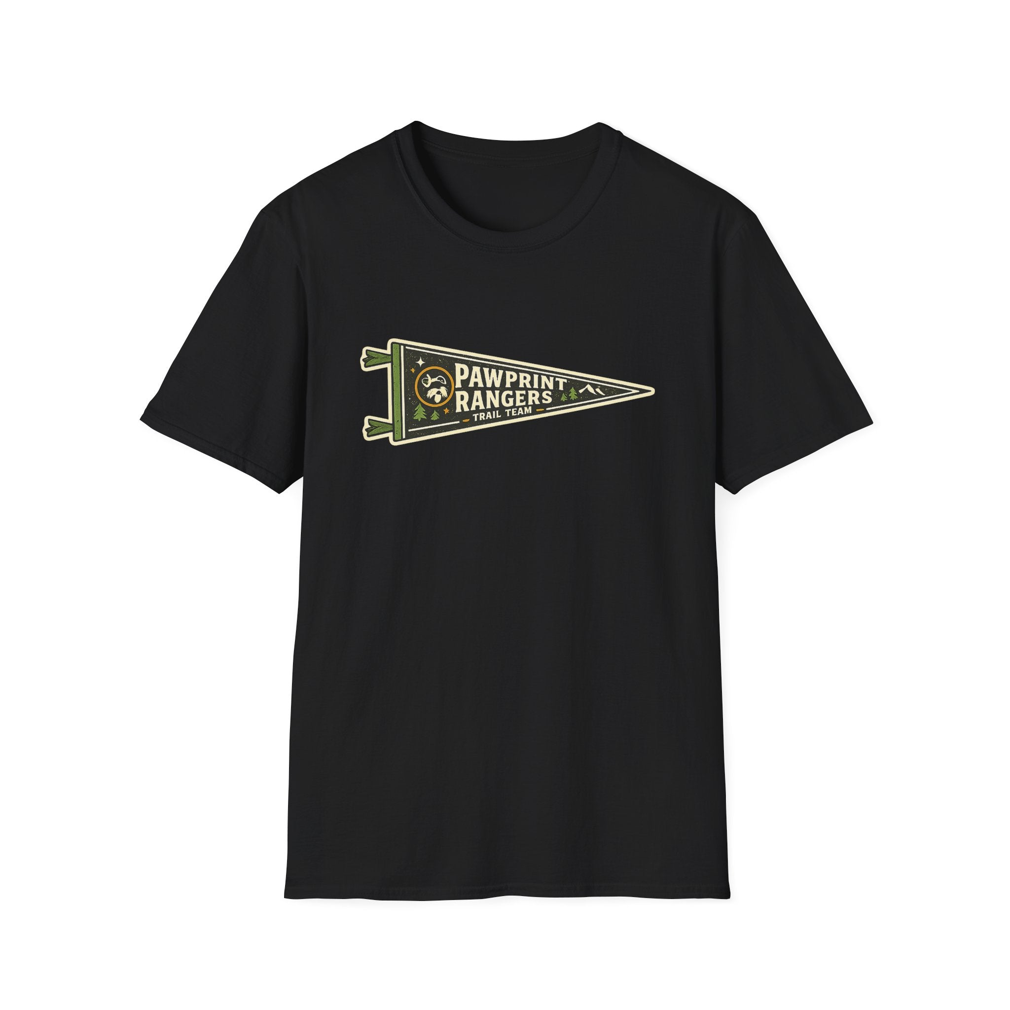 Pawprint Rangers Trail Team Banner T-Shirt