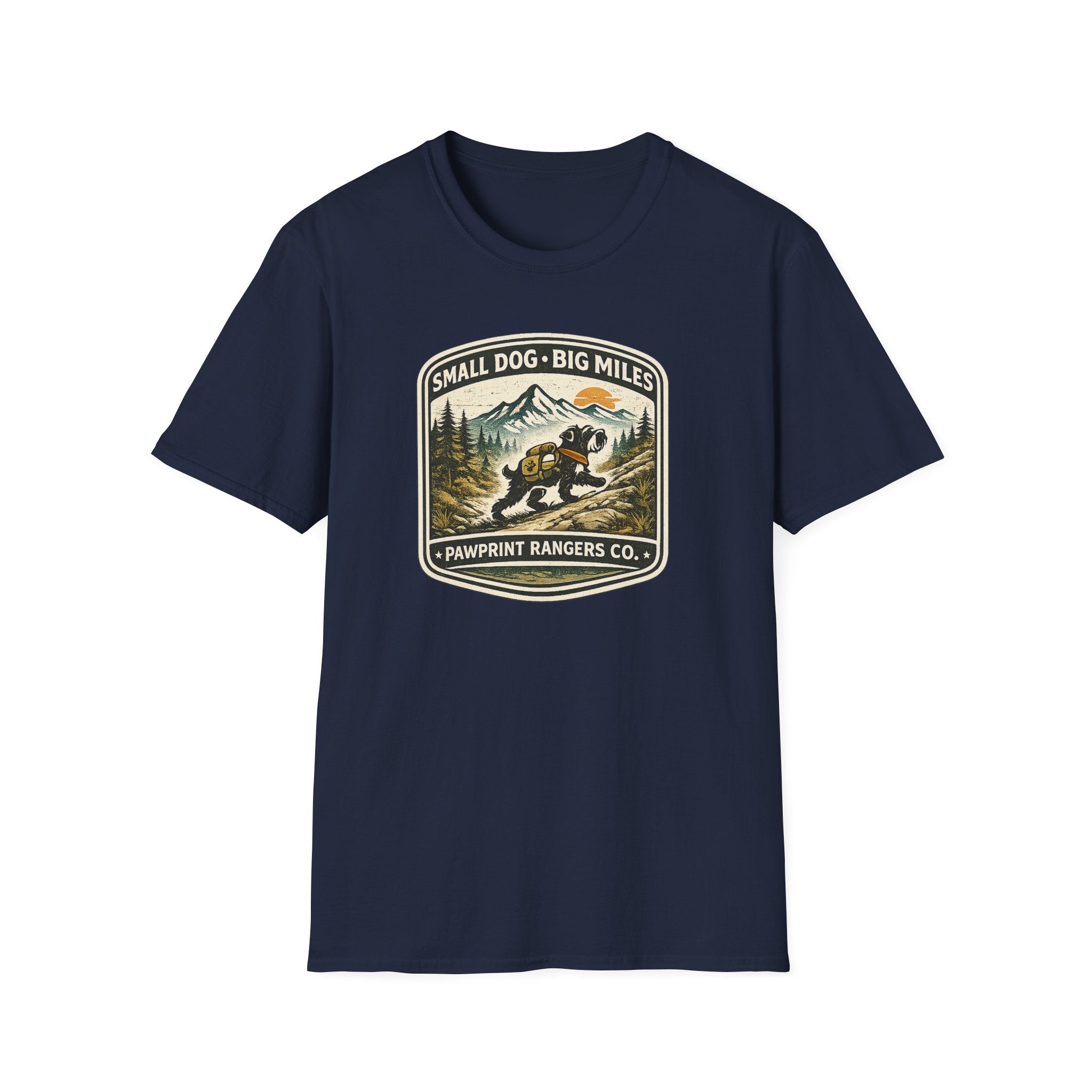 Small Dog Big Miles Pawprint Rangers Co. T-Shirt