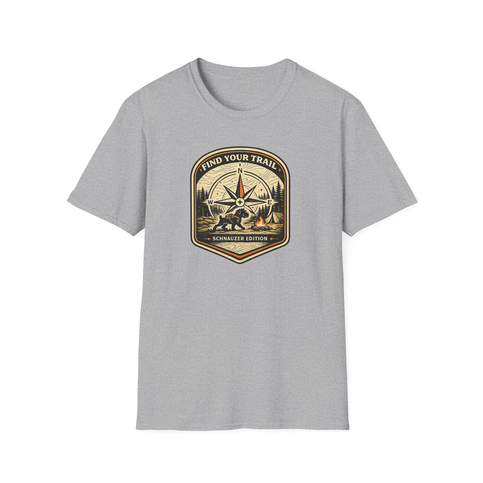 Find Your Trail Schnauzer Edition T-Shirt