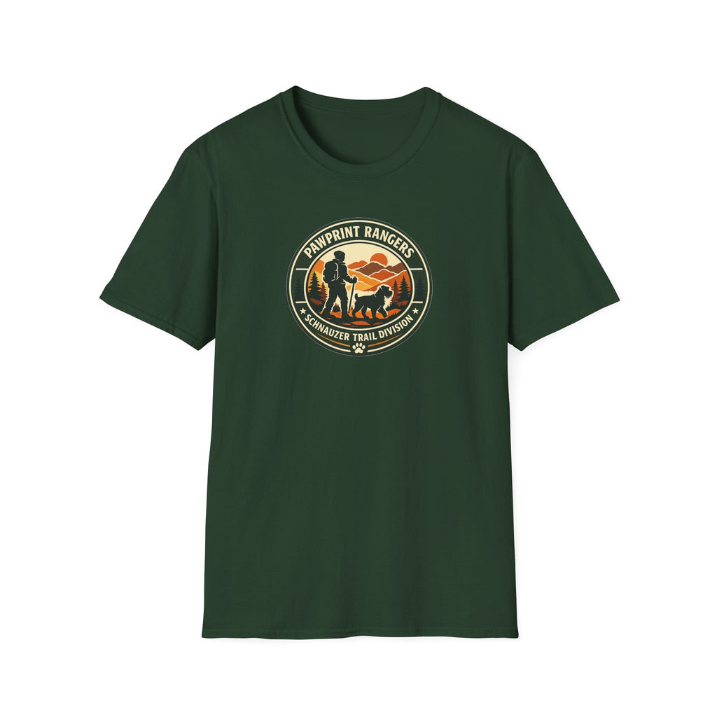 Pawprint Rangers Schnauzer Trail Division T-Shirt