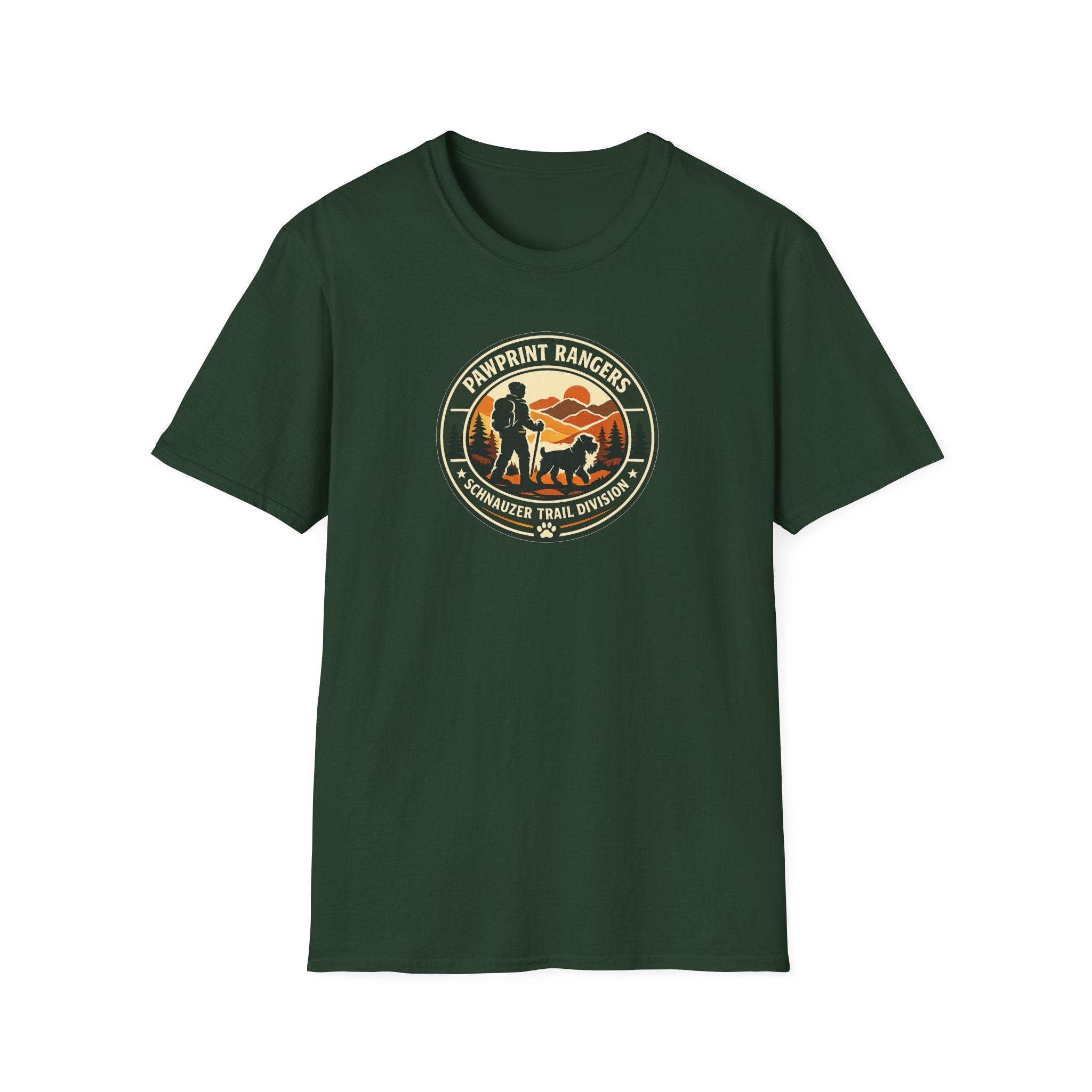 Pawprint Rangers Schnauzer Trail Division T-Shirt