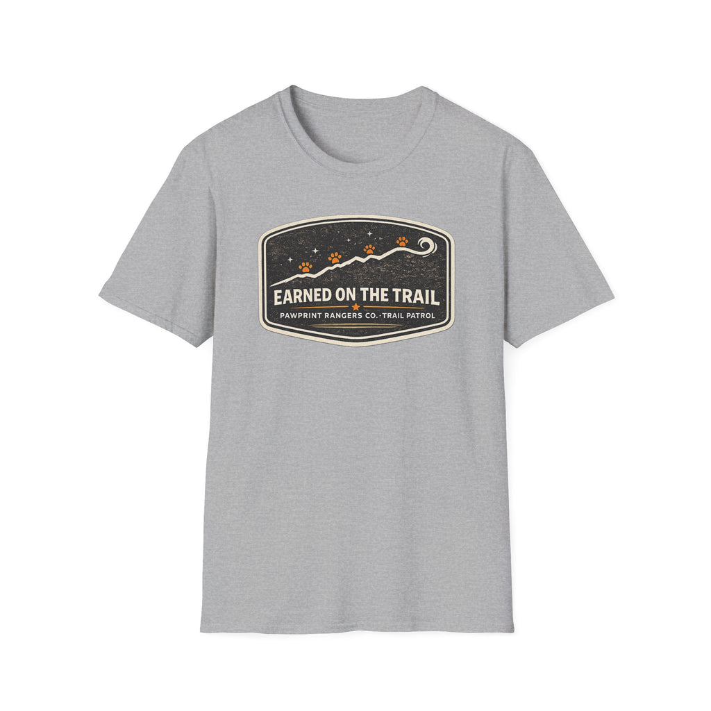 Earned On The Trail Pawprint Rangers Co. Trail Patrol T-Shirt