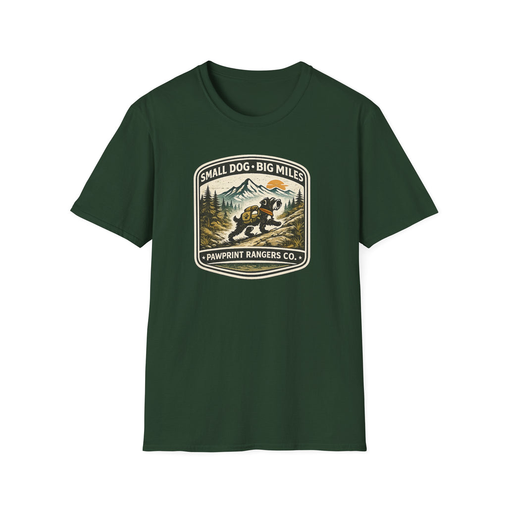 Small Dog Big Miles Pawprint Rangers Co. T-Shirt
