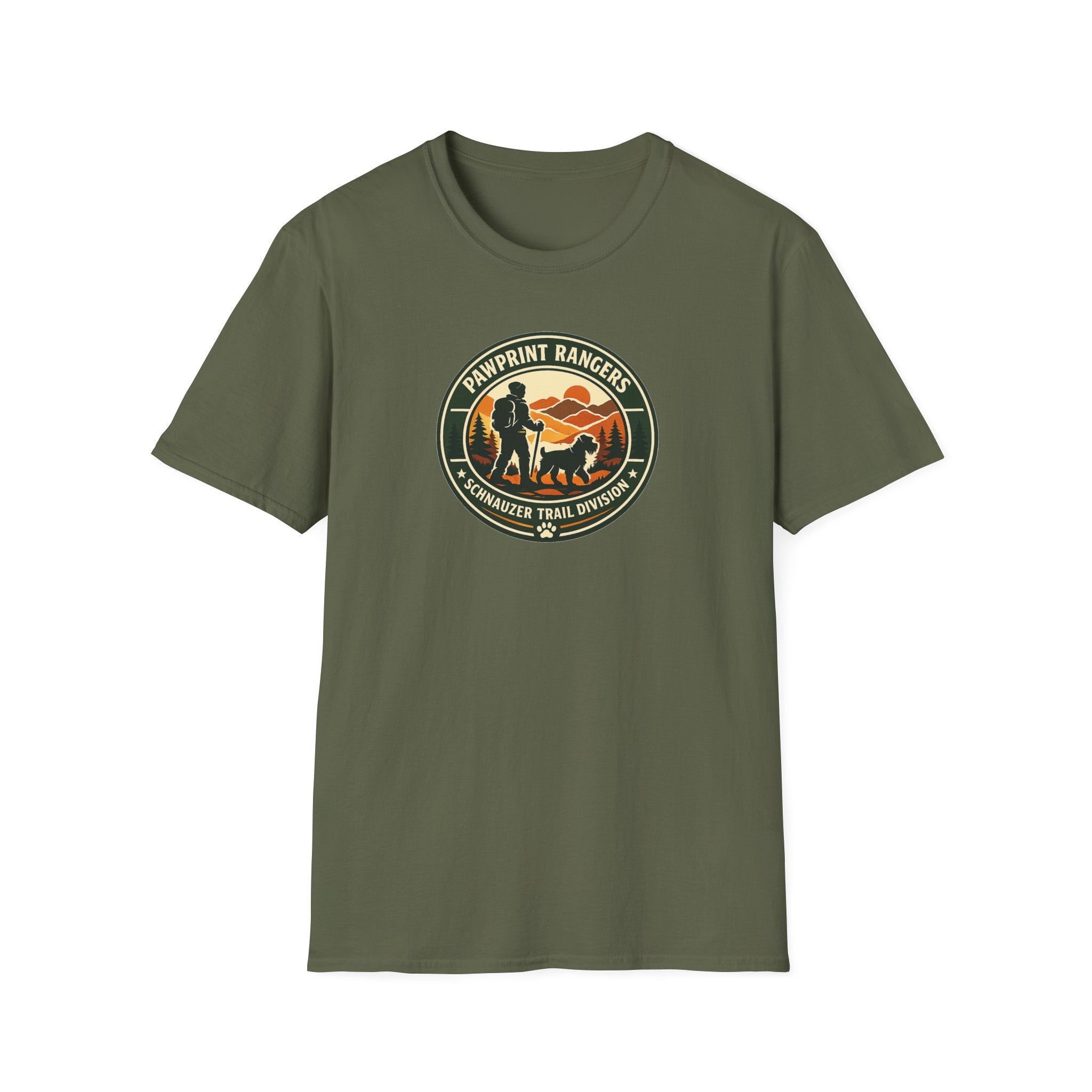 Pawprint Rangers Schnauzer Trail Division T-Shirt