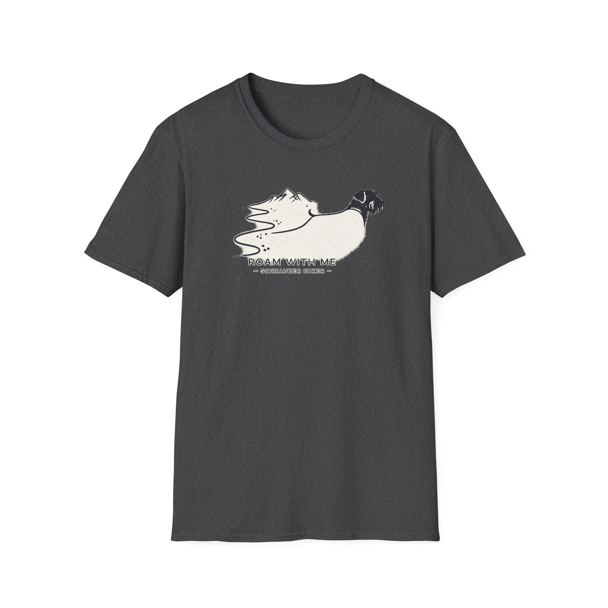 Roam With Me Schnauzer Hiker T-Shirt