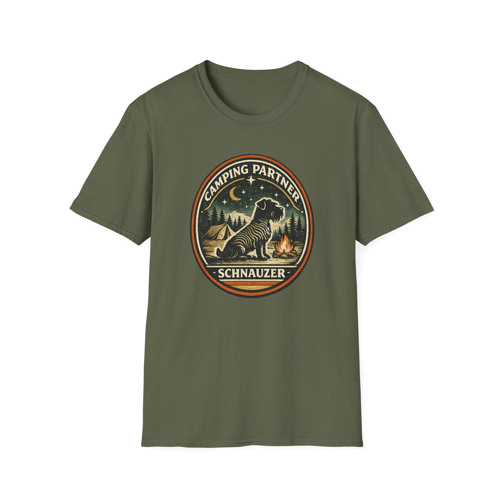Camping Partner Schnauzer T-Shirt