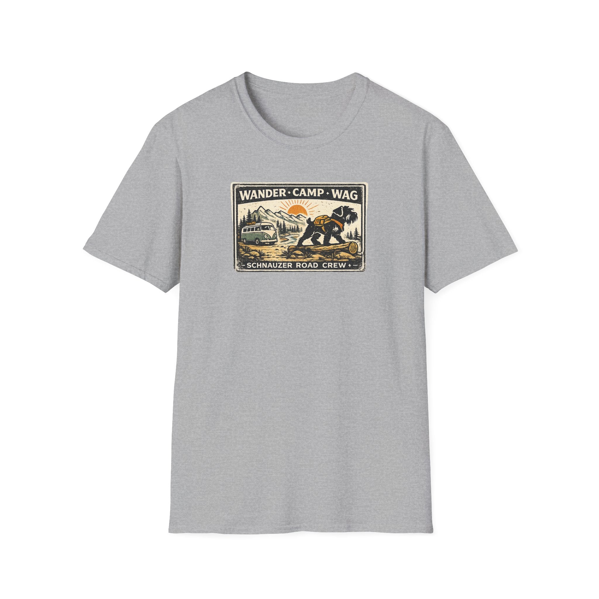 Wander Camp Wag Schnauzer Road Crew T-Shirt