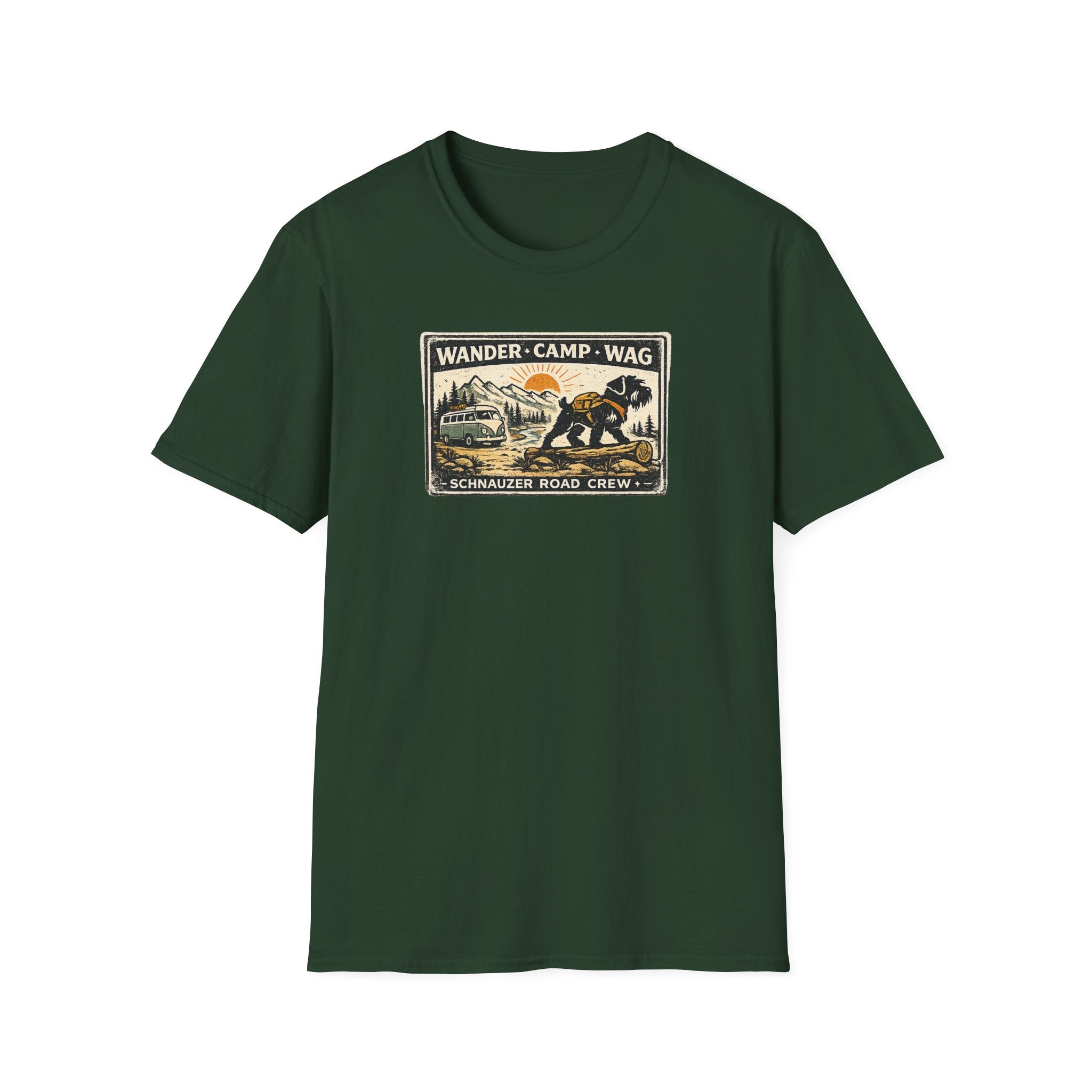 Wander Camp Wag Schnauzer Road Crew T-Shirt