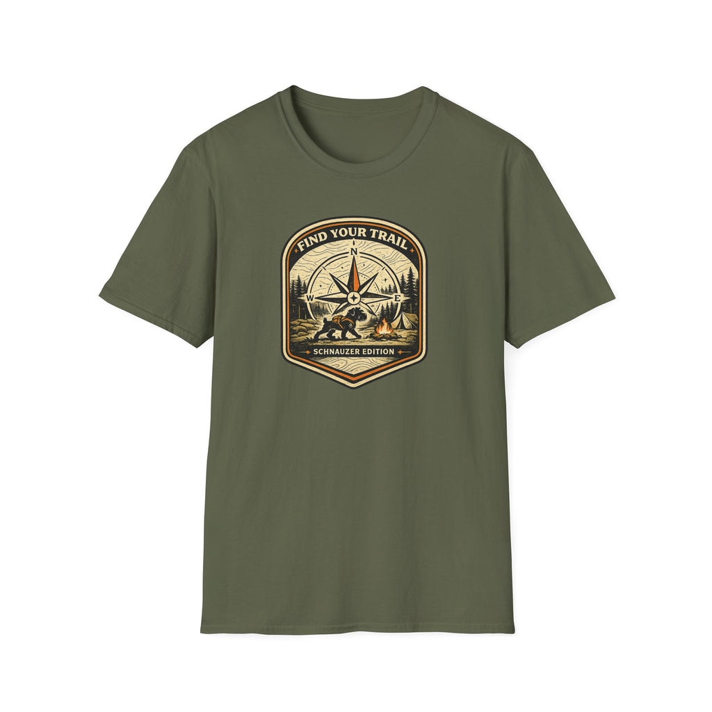 Find Your Trail Schnauzer Edition T-Shirt