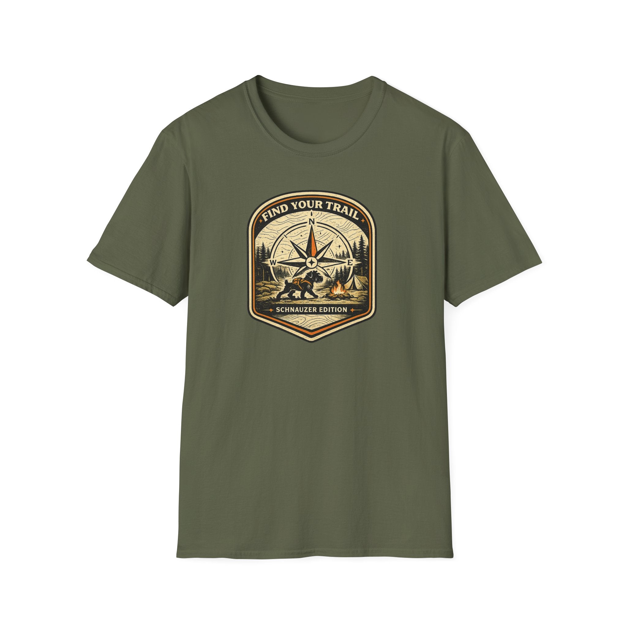 Find Your Trail Schnauzer Edition T-Shirt