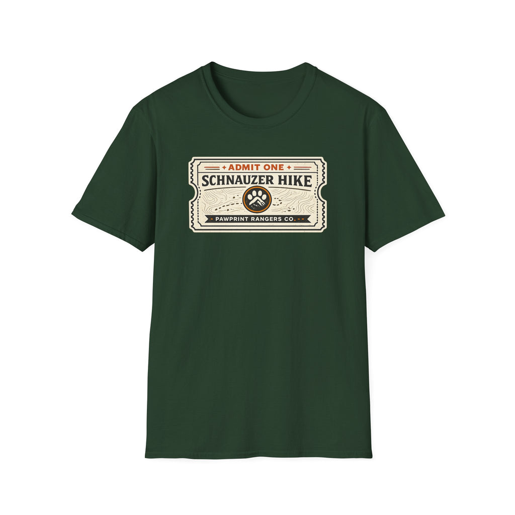 Admit One Schnauzer Hike T-Shirt