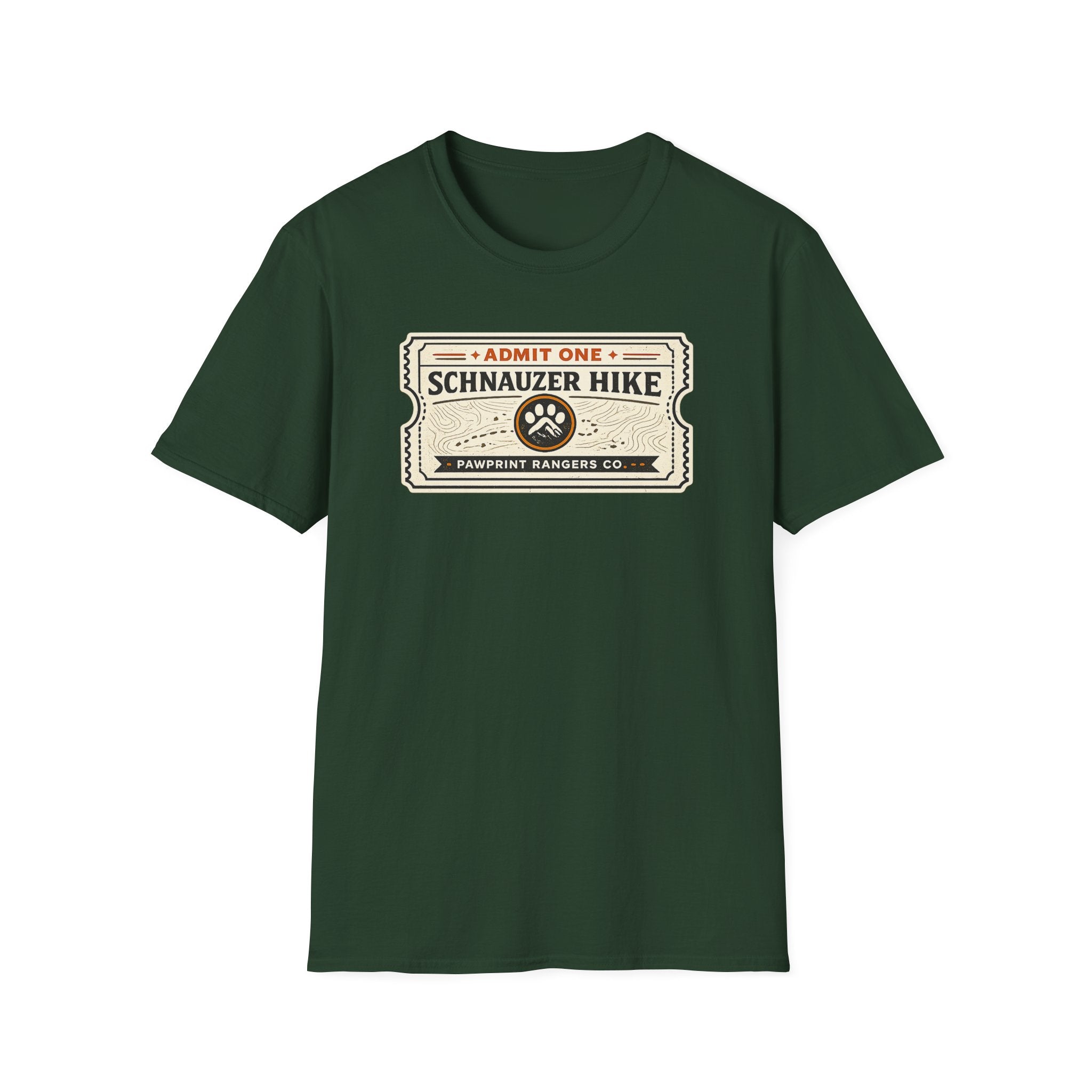 Admit One Schnauzer Hike T-Shirt