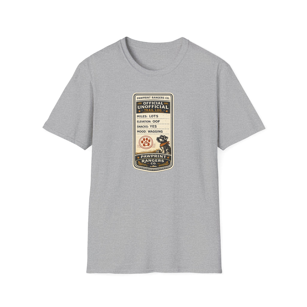 Pawprint Rangers Co Official Unofficial Trail Log T-Shirt