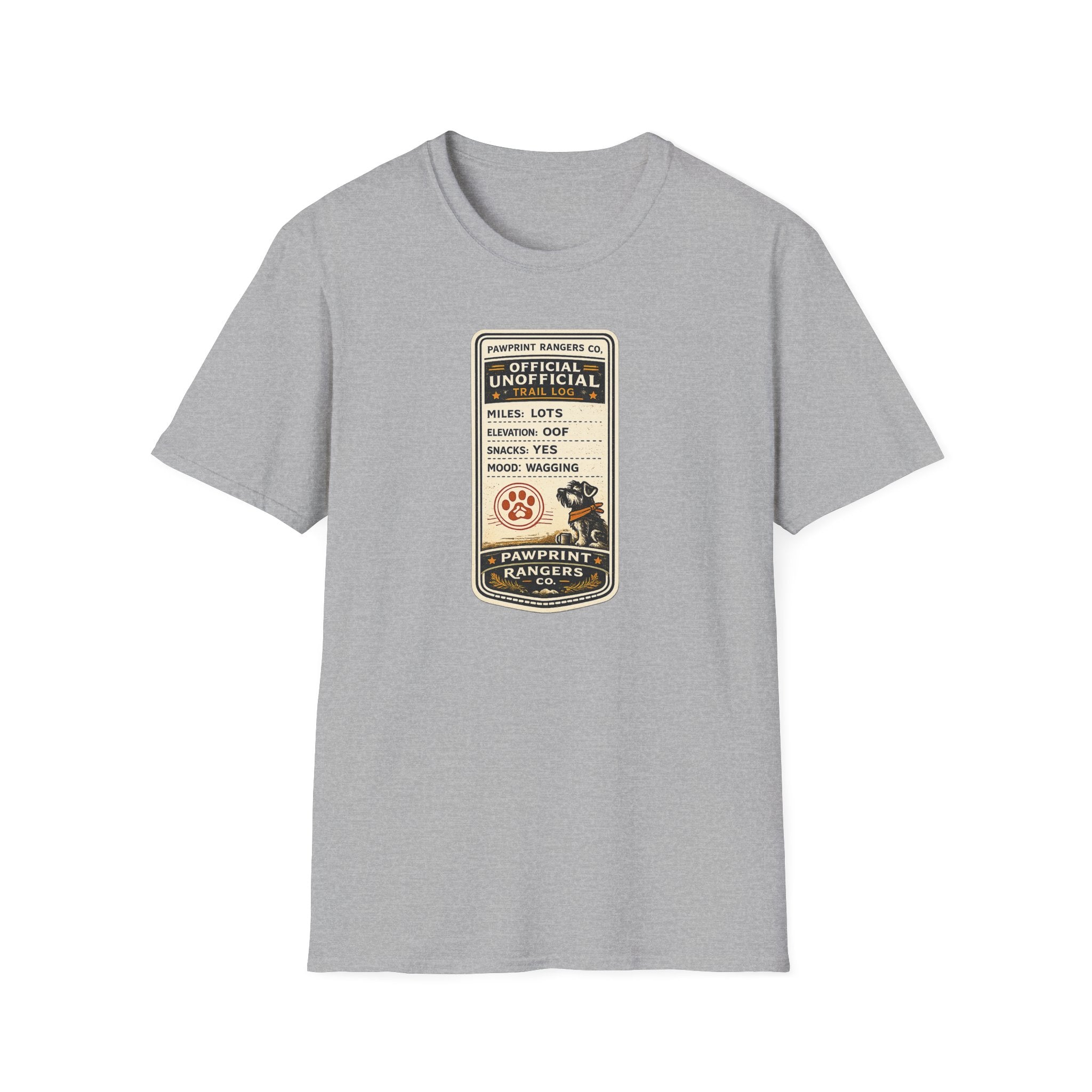 Pawprint Rangers Co Official Unofficial Trail Log T-Shirt