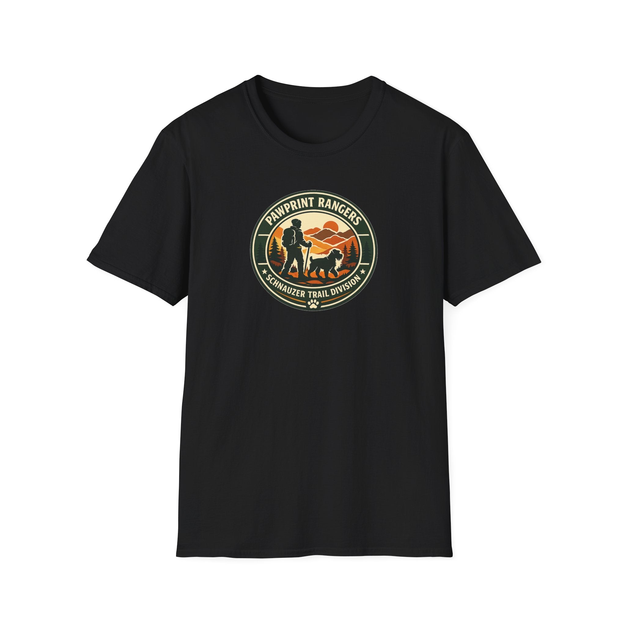 Pawprint Rangers Schnauzer Trail Division T-Shirt