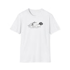 Tent Treats Trails Schnauzer Camper T-Shirt