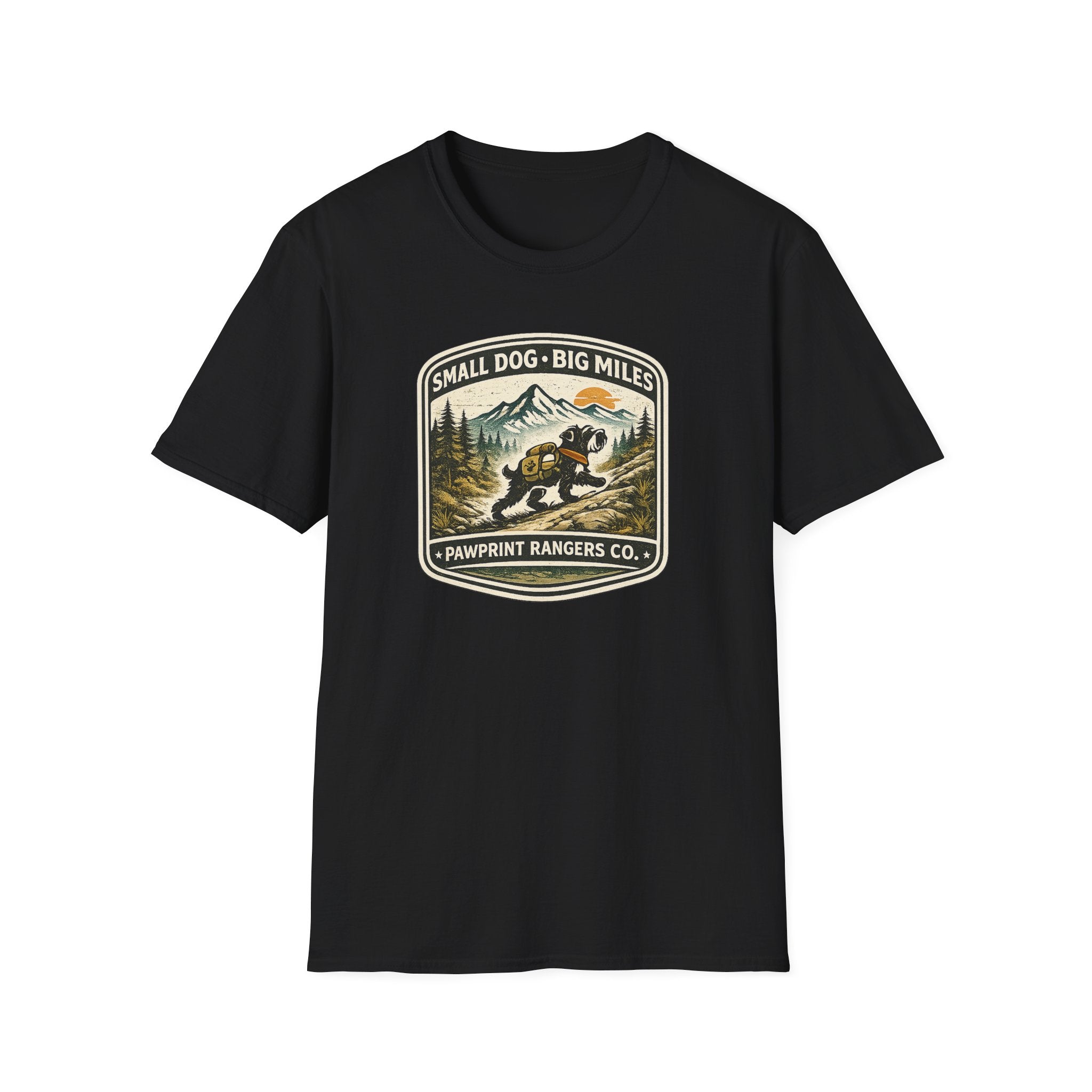 Small Dog Big Miles Pawprint Rangers Co. T-Shirt