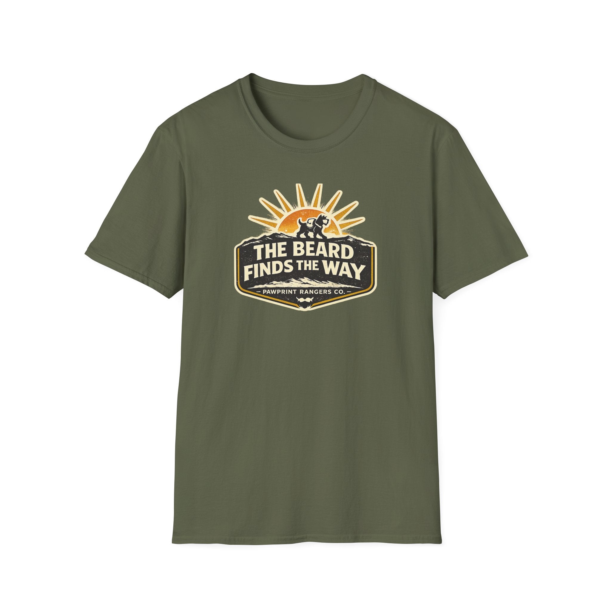 The Beard Finds The Way Pawprint Rangers T-Shirt