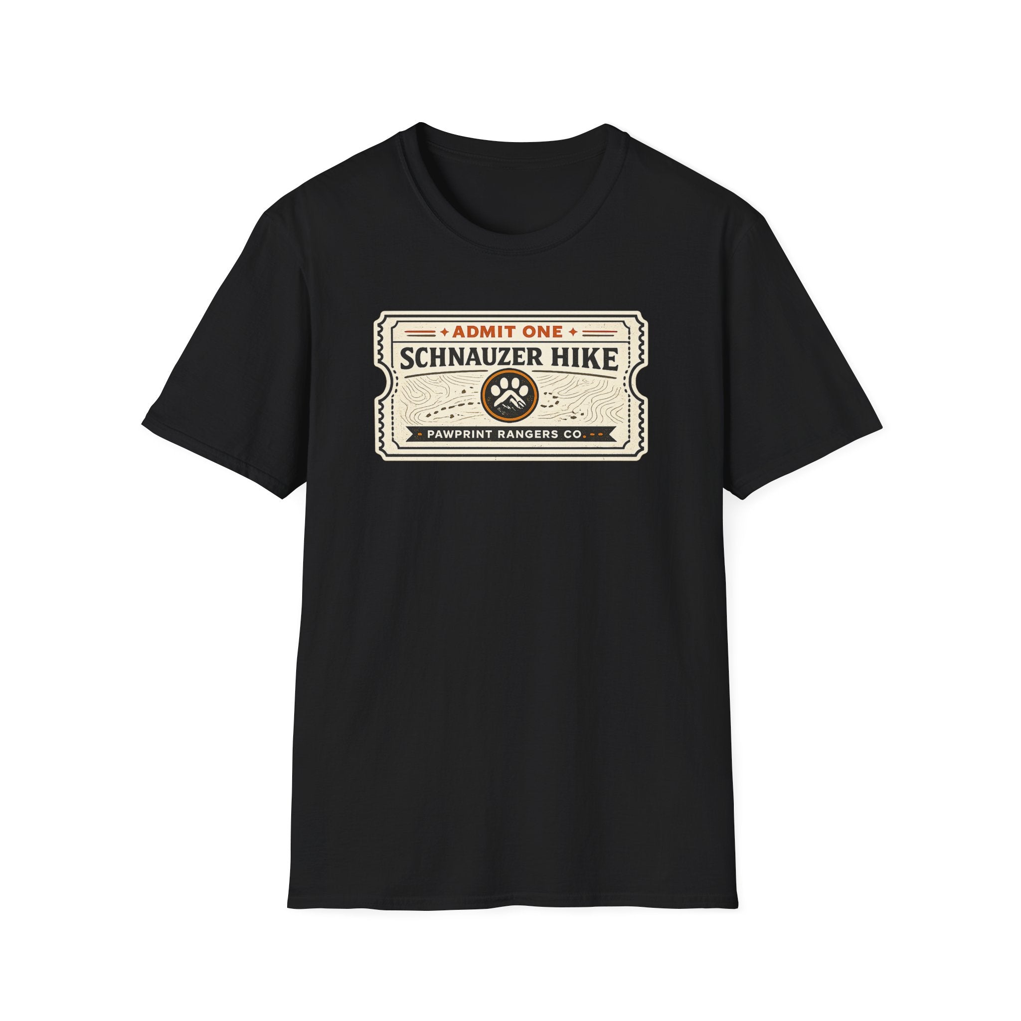 Admit One Schnauzer Hike T-Shirt
