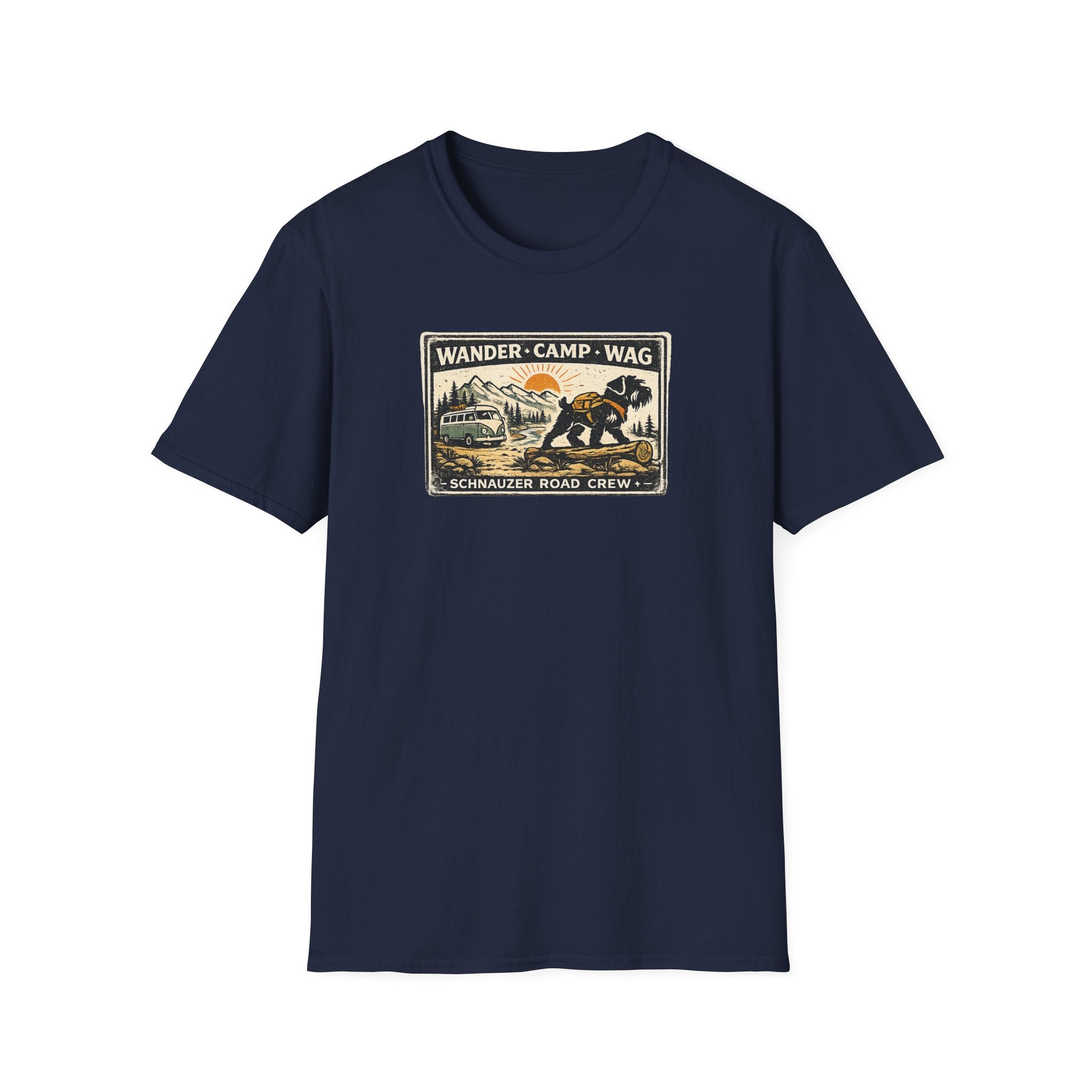 Wander Camp Wag Schnauzer Road Crew T-Shirt