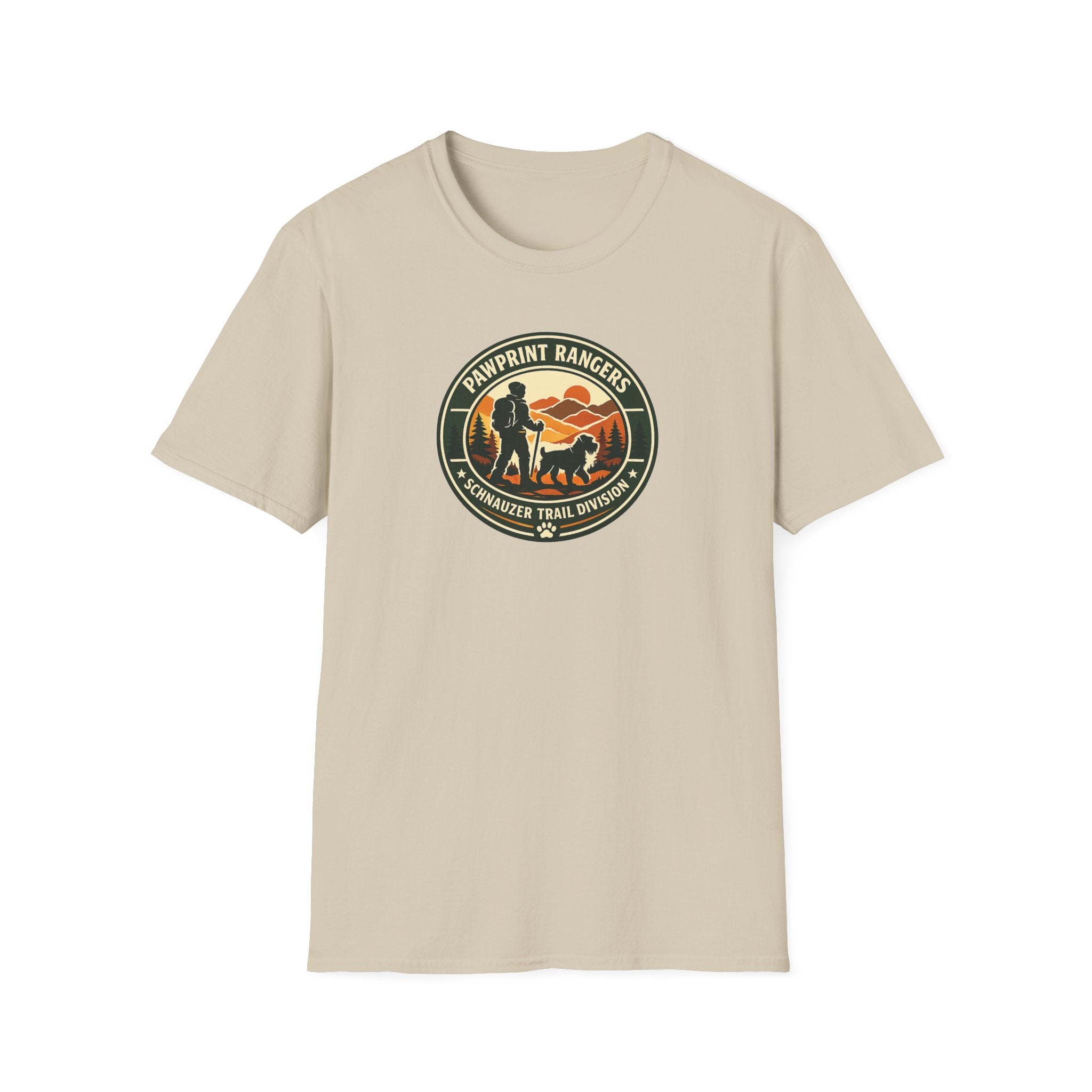 Pawprint Rangers Schnauzer Trail Division T-Shirt
